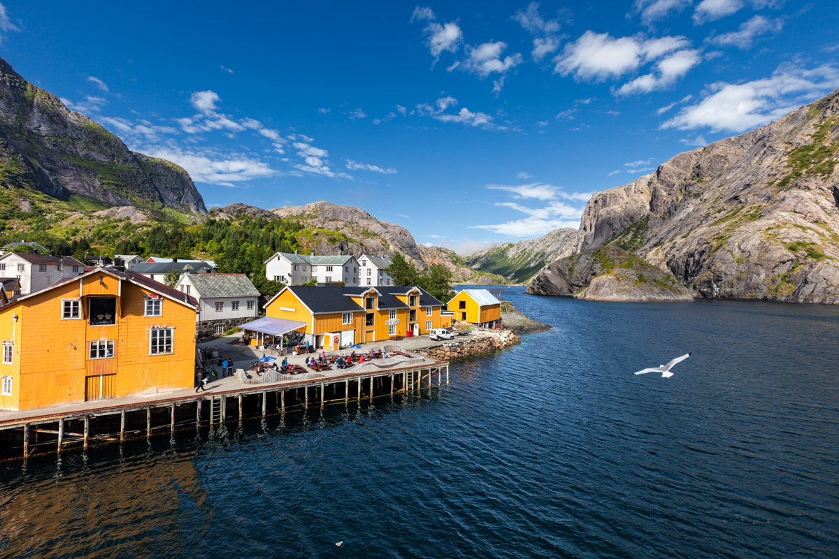 Nusfjord the ancient village of fishermen