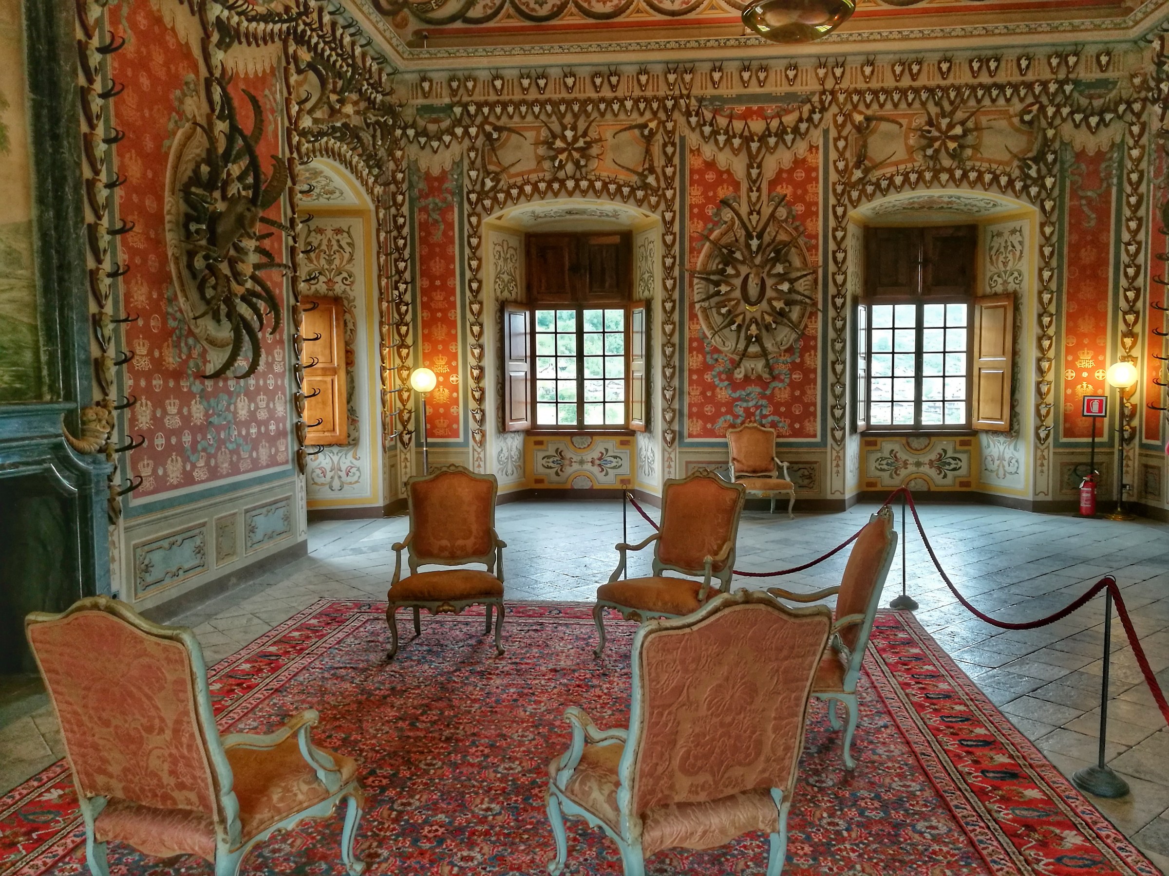 Castello di Sarre, sala da gioco