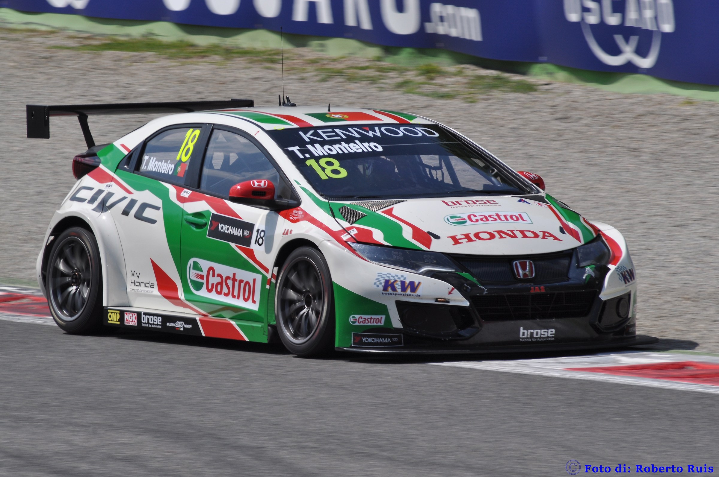 FIA wtcc - T.Monteiro - Honda Civic Team Jas