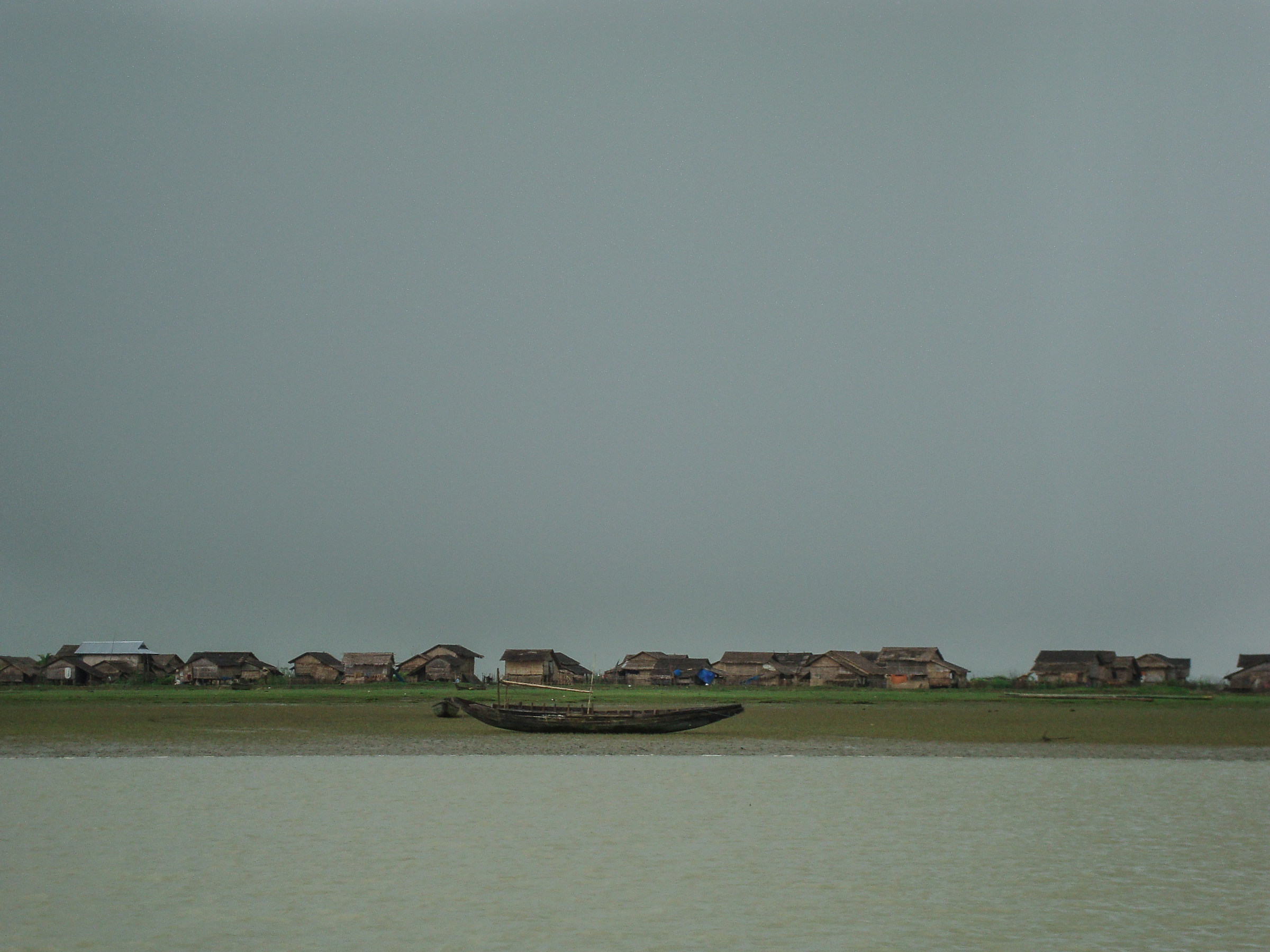 Villages along the Burma dell'Ayeyarawady