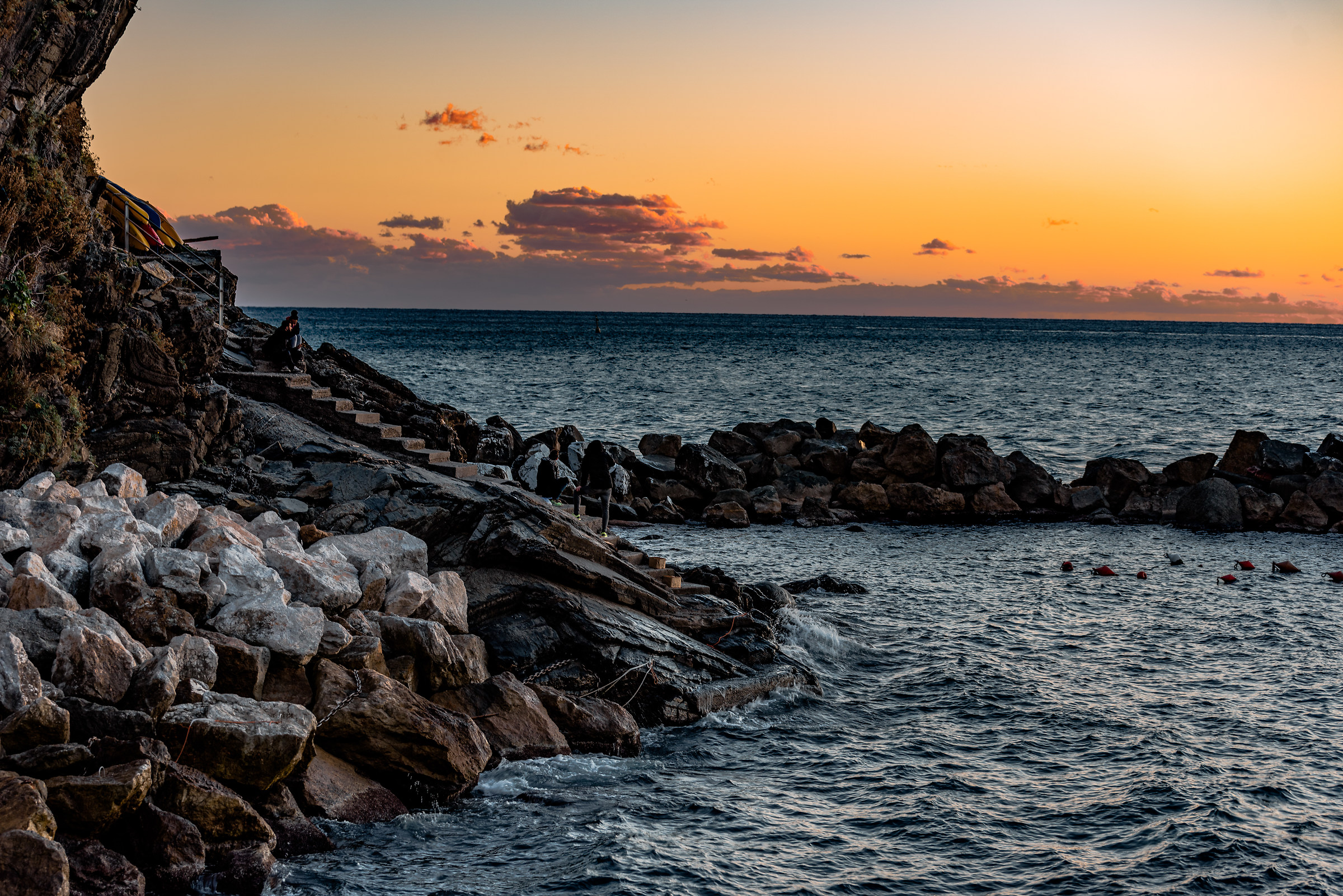 Sunset in Riomaggiore
