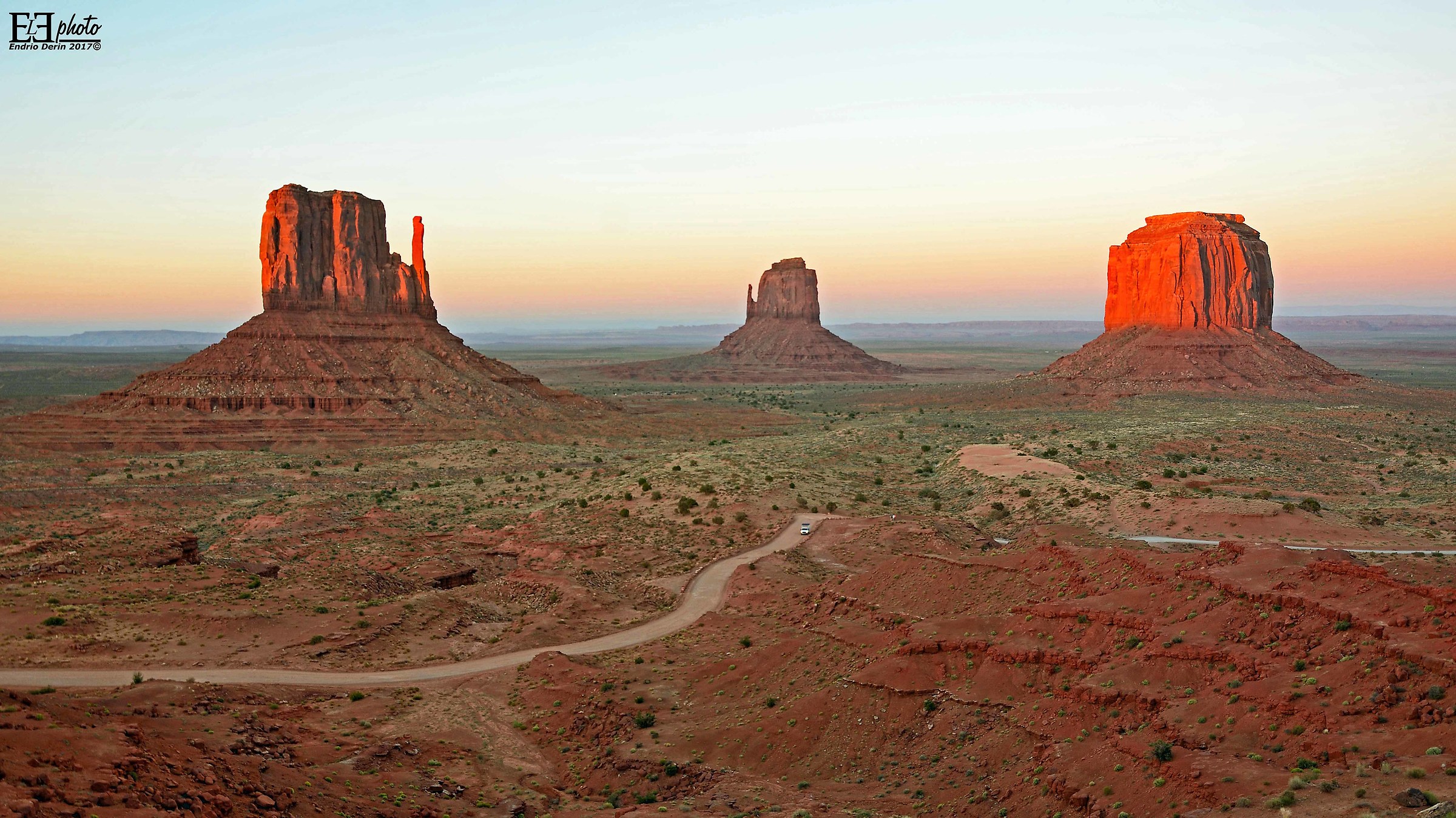 Monument valley-USA, tramonto