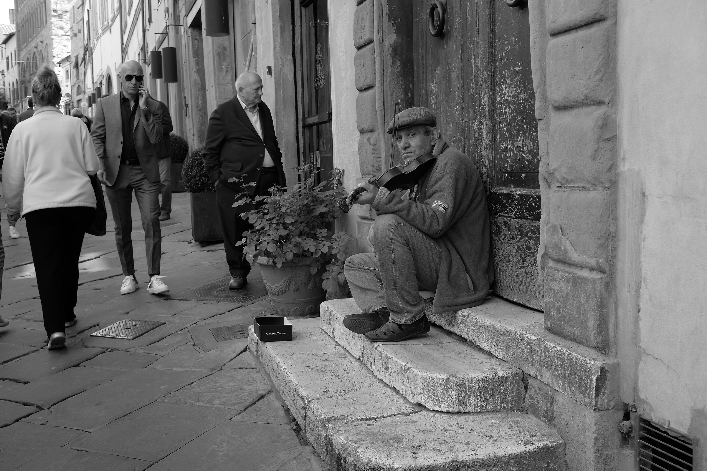 Un violinista di strada