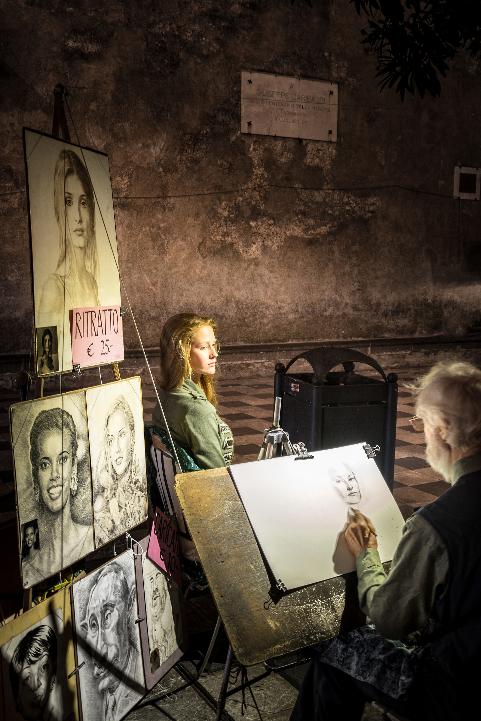 Portrait in Taormina