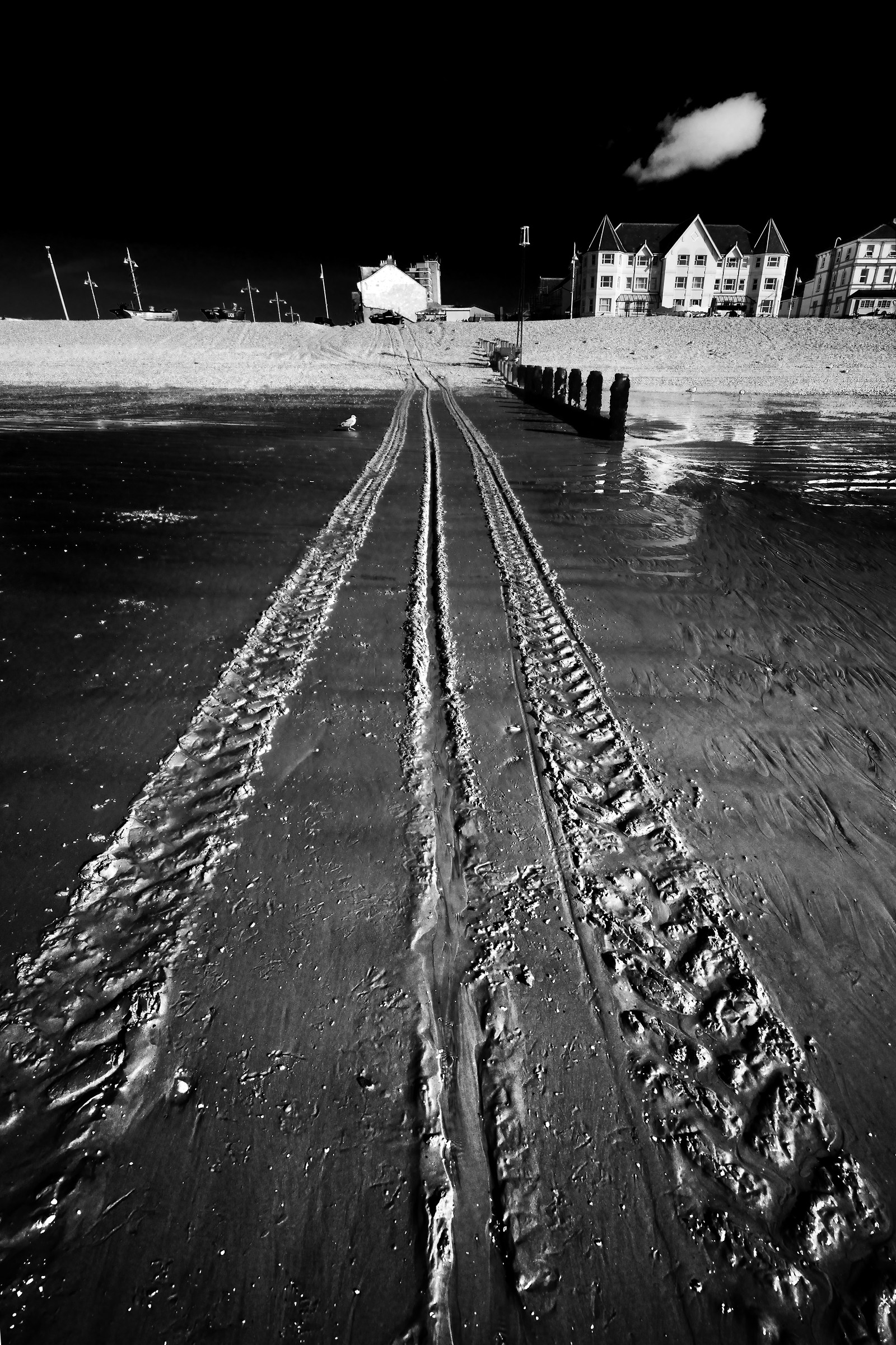 Spiaggia di Bognor Regis, aprile 2017