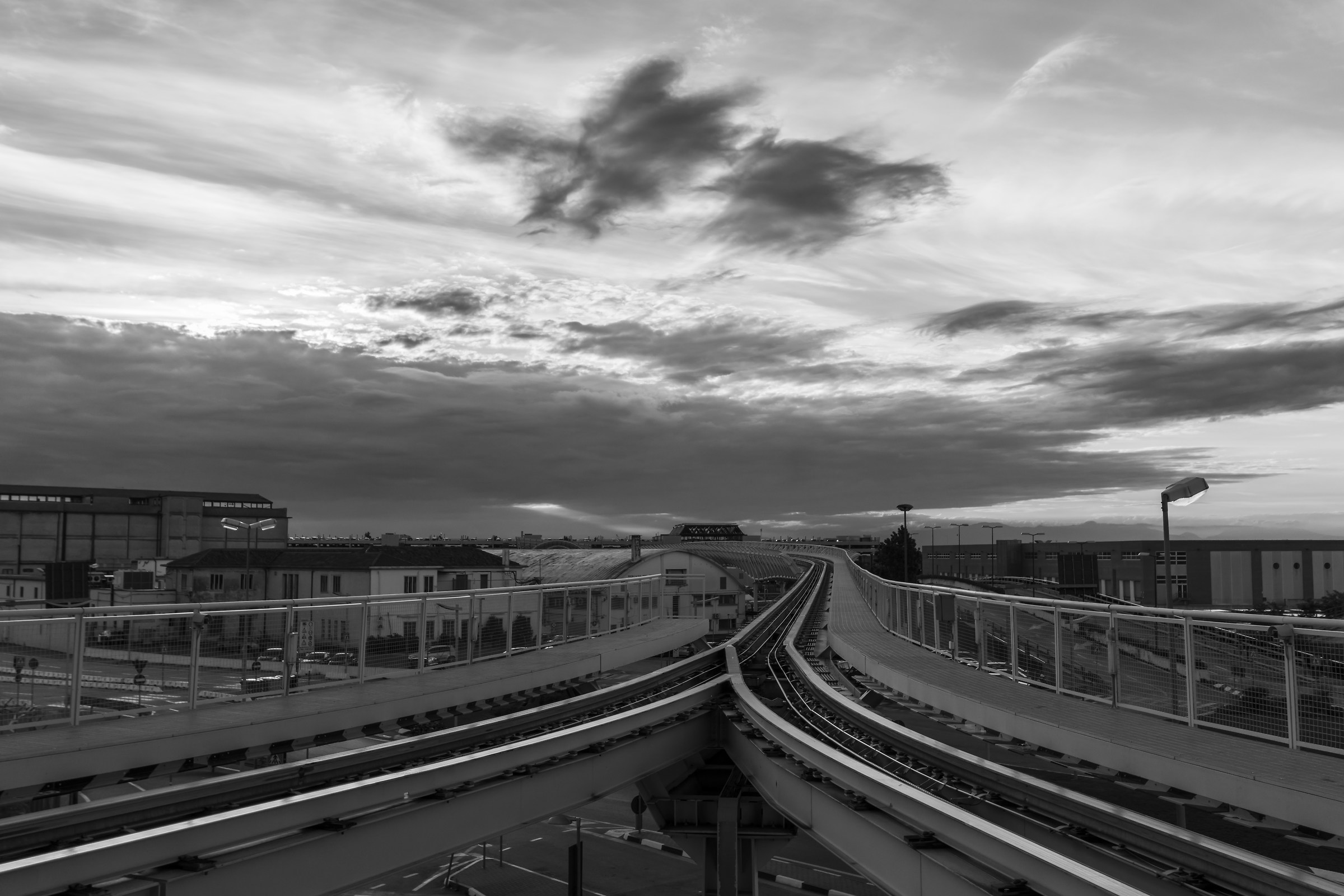 Monorail "People Moover" at the Maritime Station -...