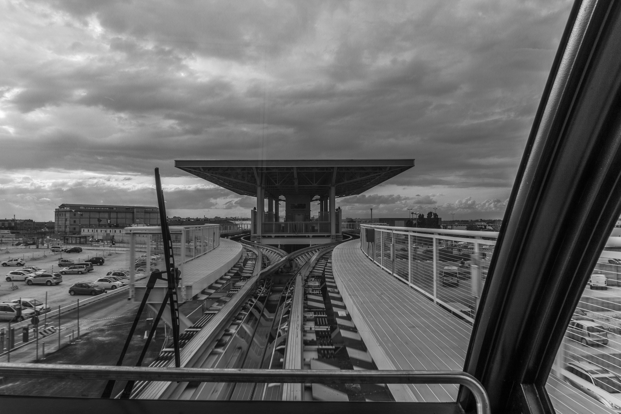 Monorail "People Moover" at the Maritime Station -...