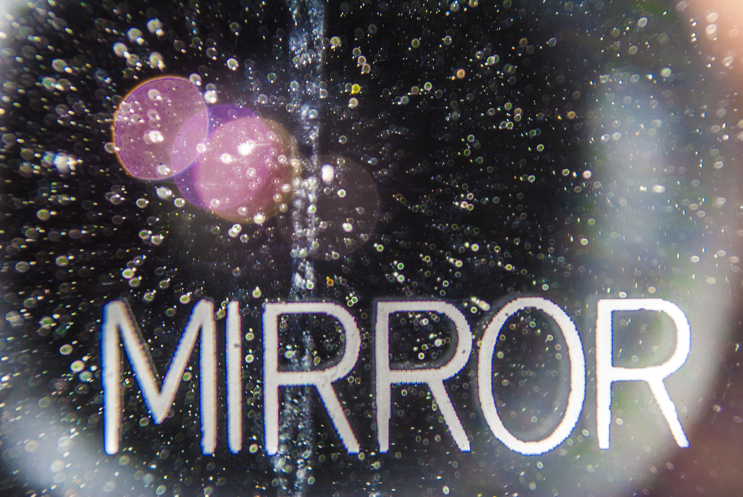 the mirror