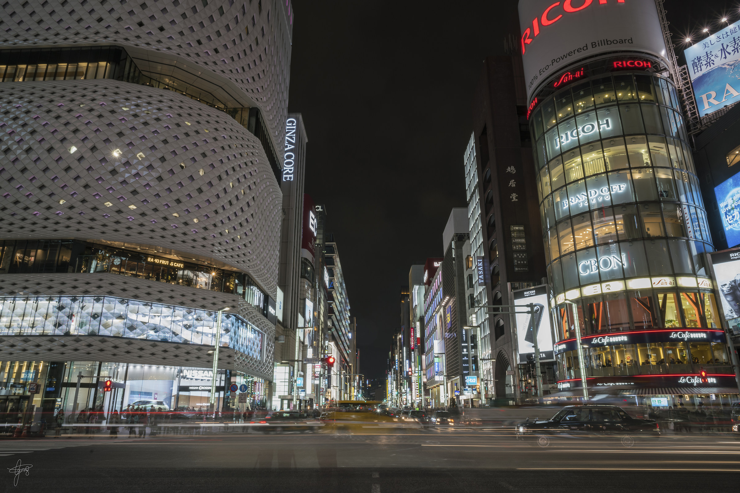 Ginza by night