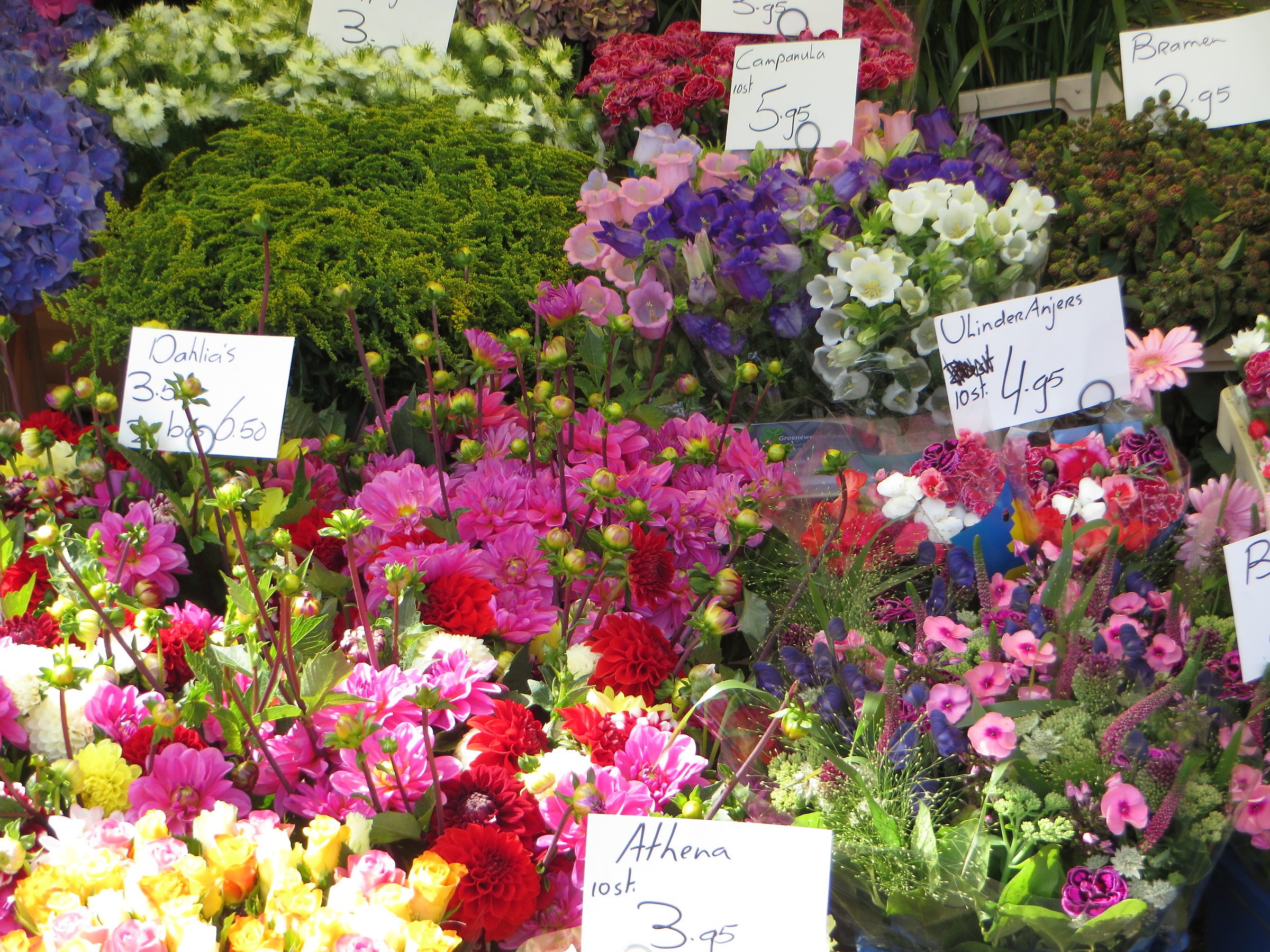 The classic flower stall