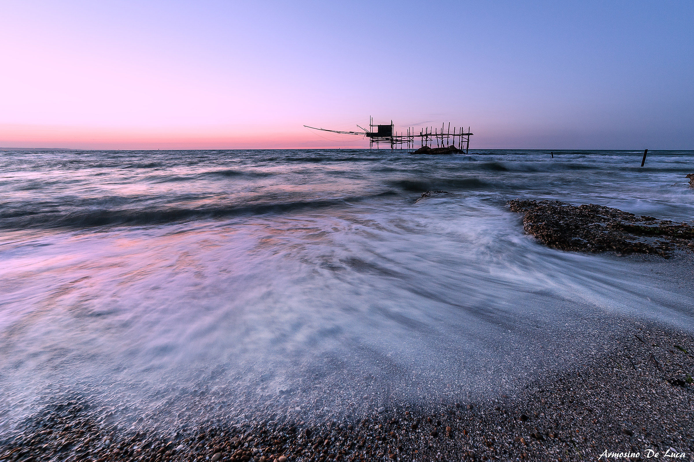 Tramonto su Punta Aderci.