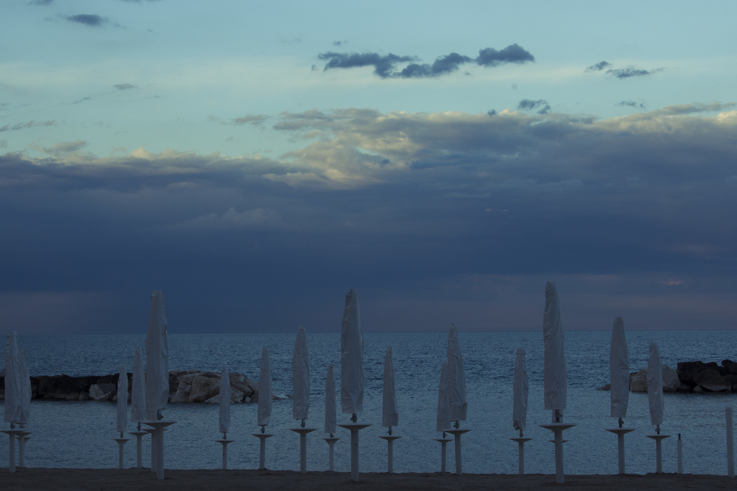 contrasts of the sea