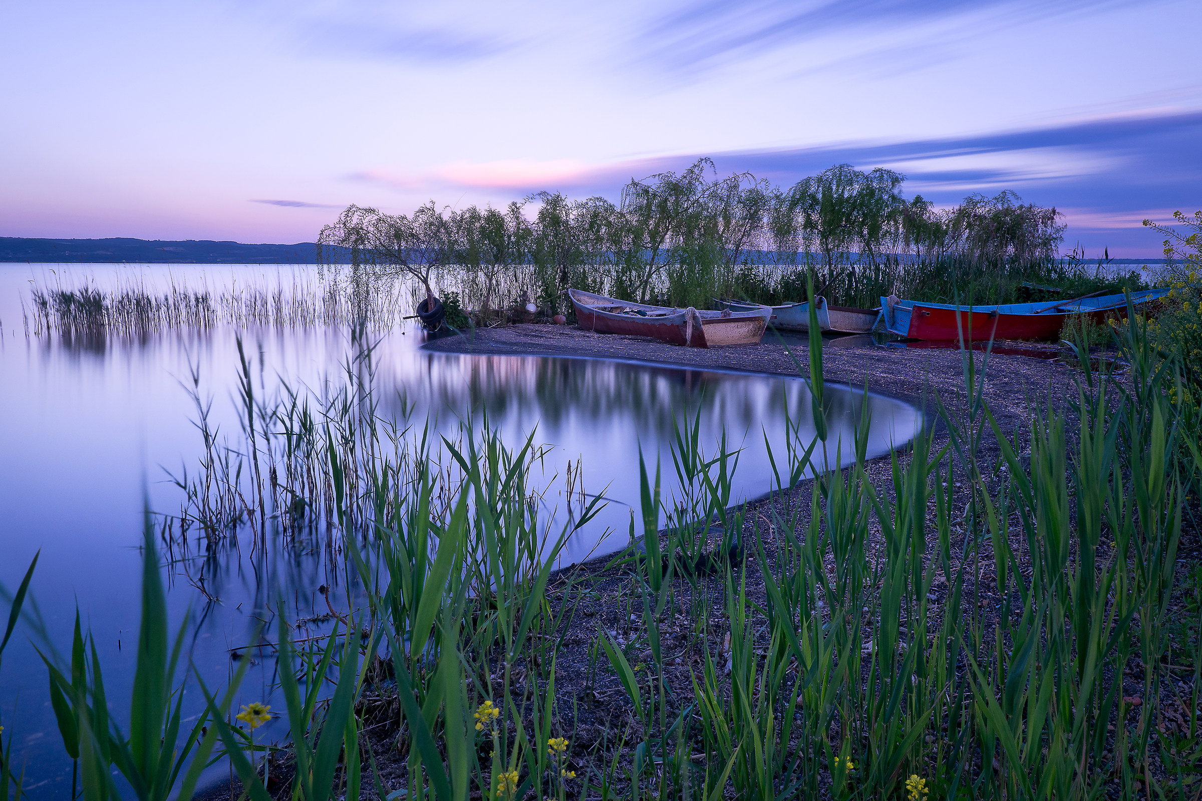 Sunset on Lake Bolsena