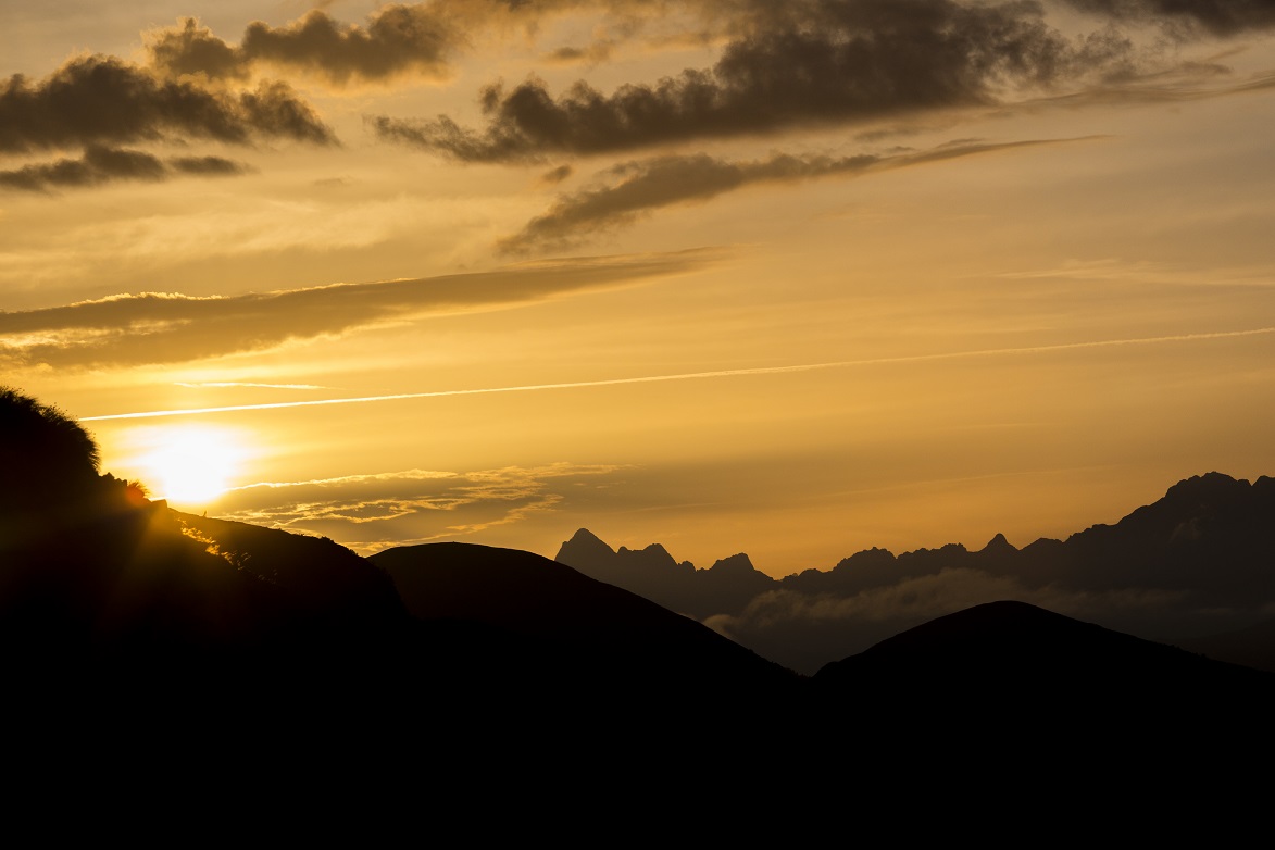 Sunset at the Passo Maniva