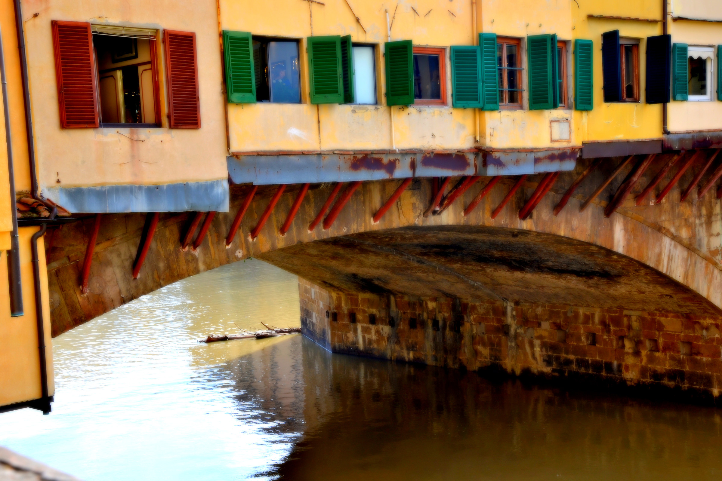Florence, a reconstruction of the Old Bridge