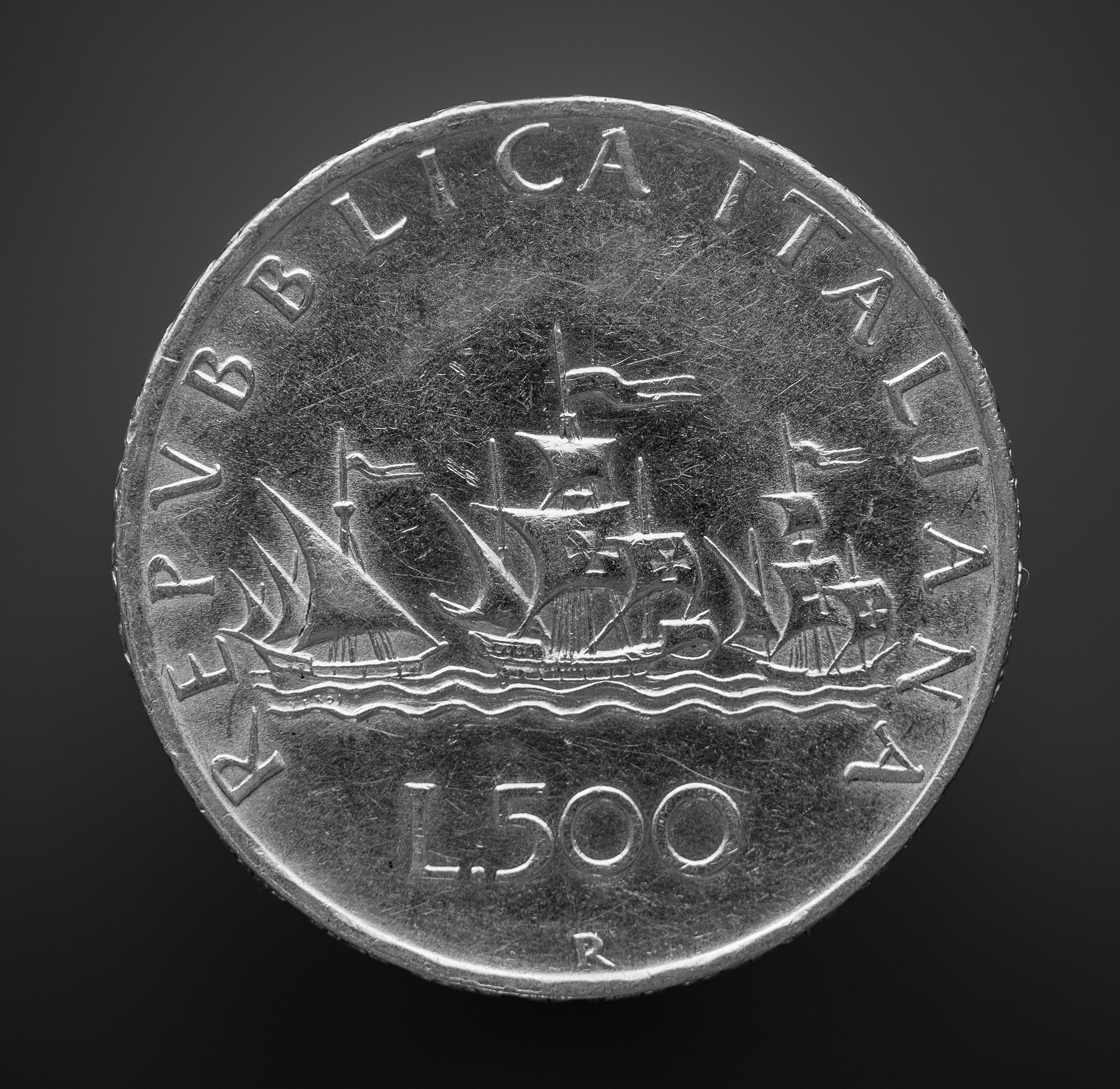 500 Lire in argento anni '60