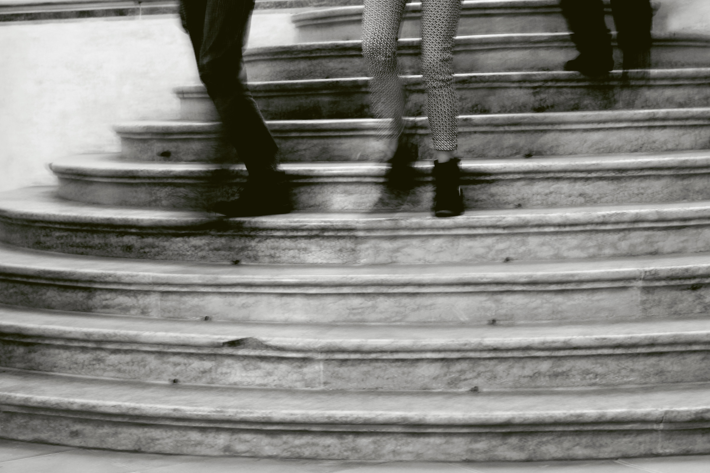 ...... there are those who descend, and there are those hall...