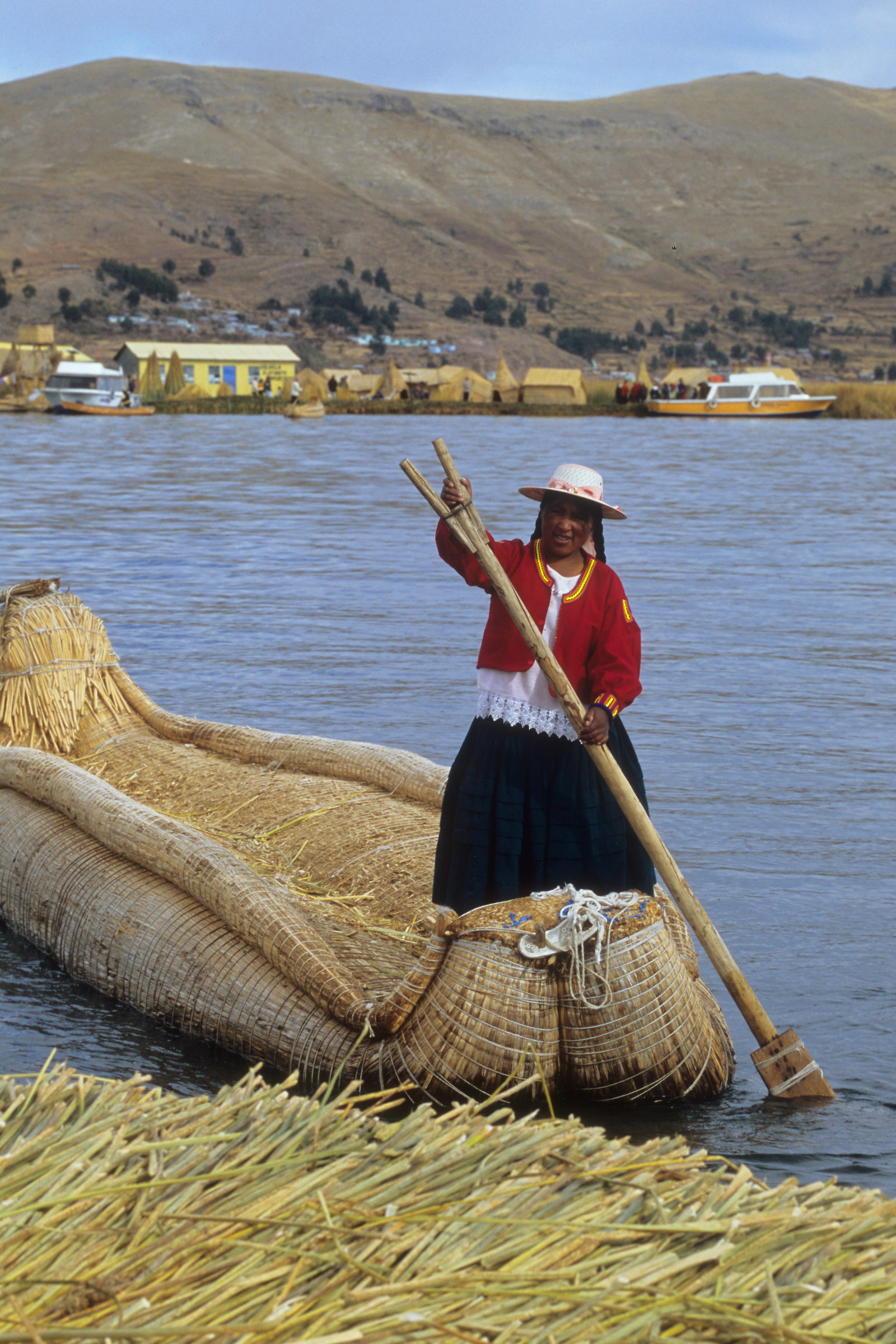 floating islands on Lake Titicaca