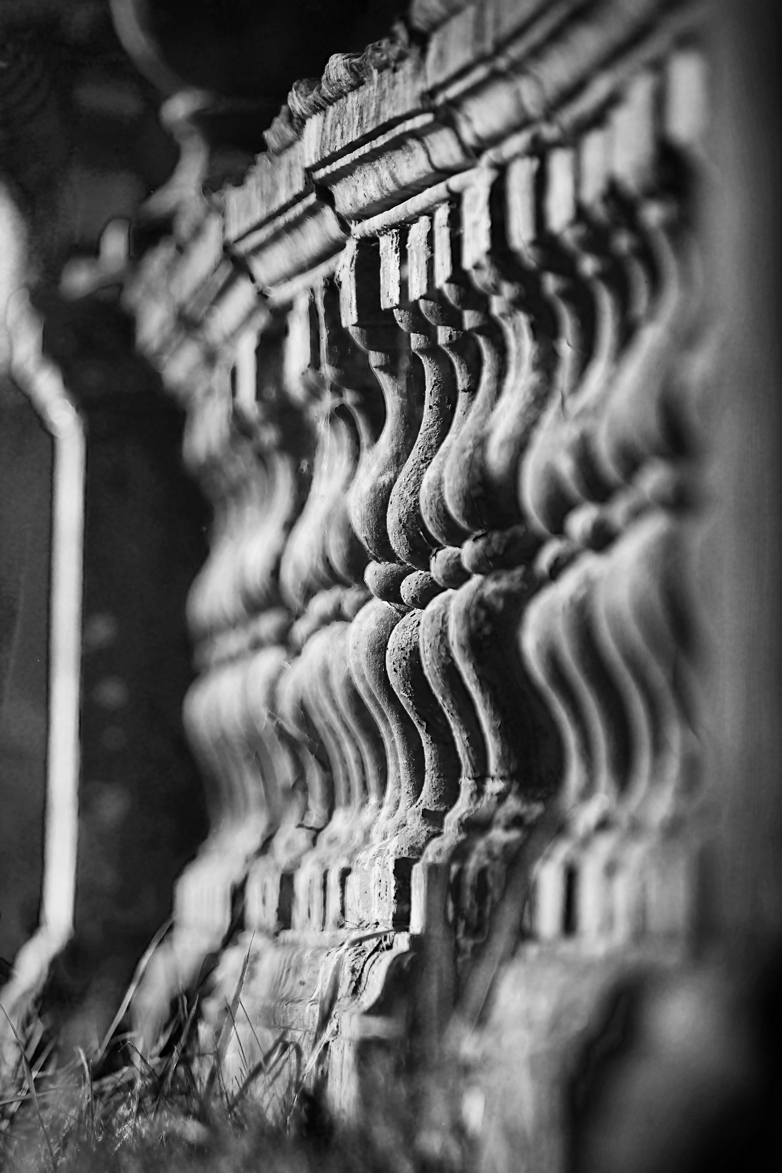 The Old Ballustrade in the Churchyard