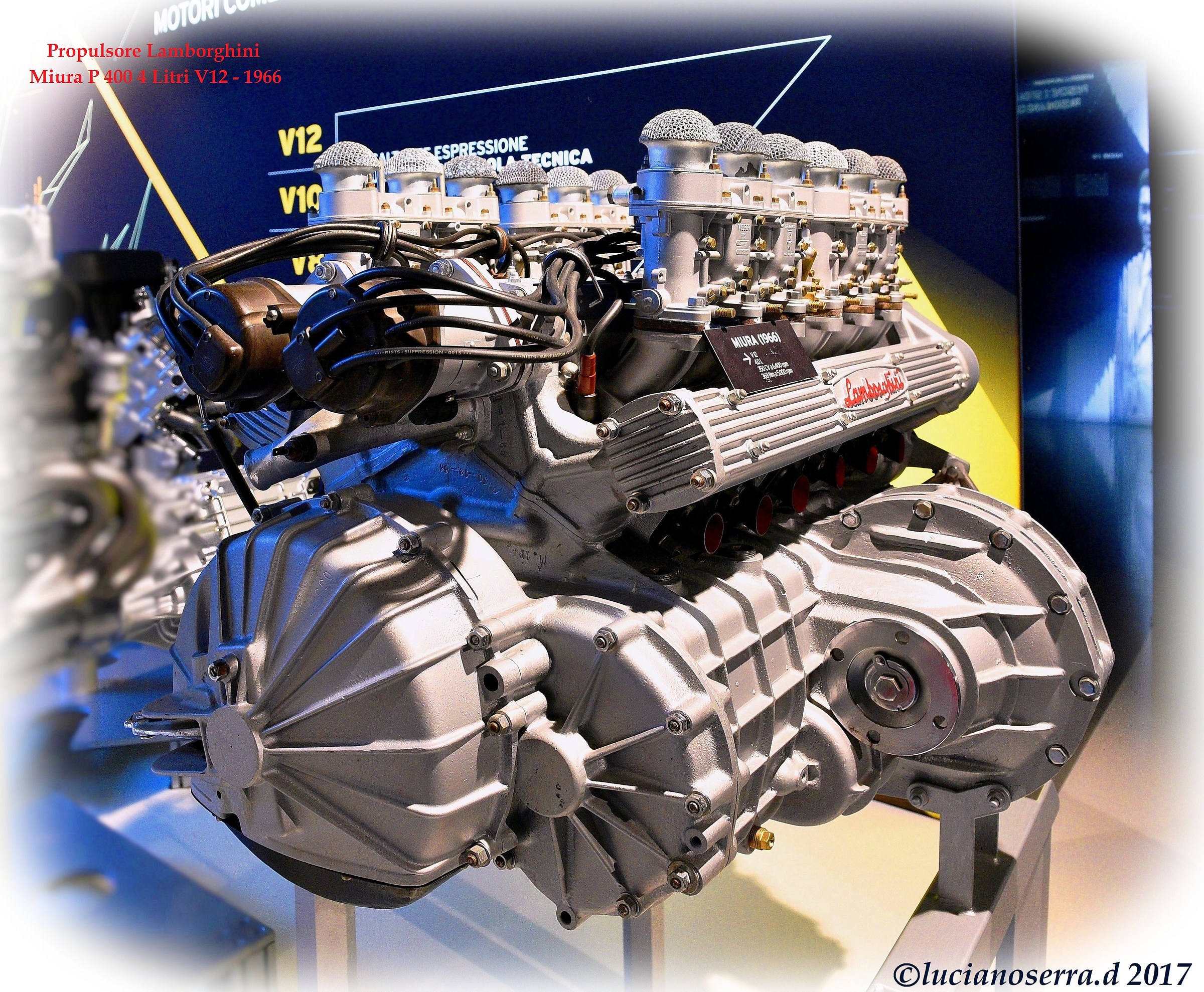 Lamborghini motore 4 Litri V12 della Miura P 400- 1966