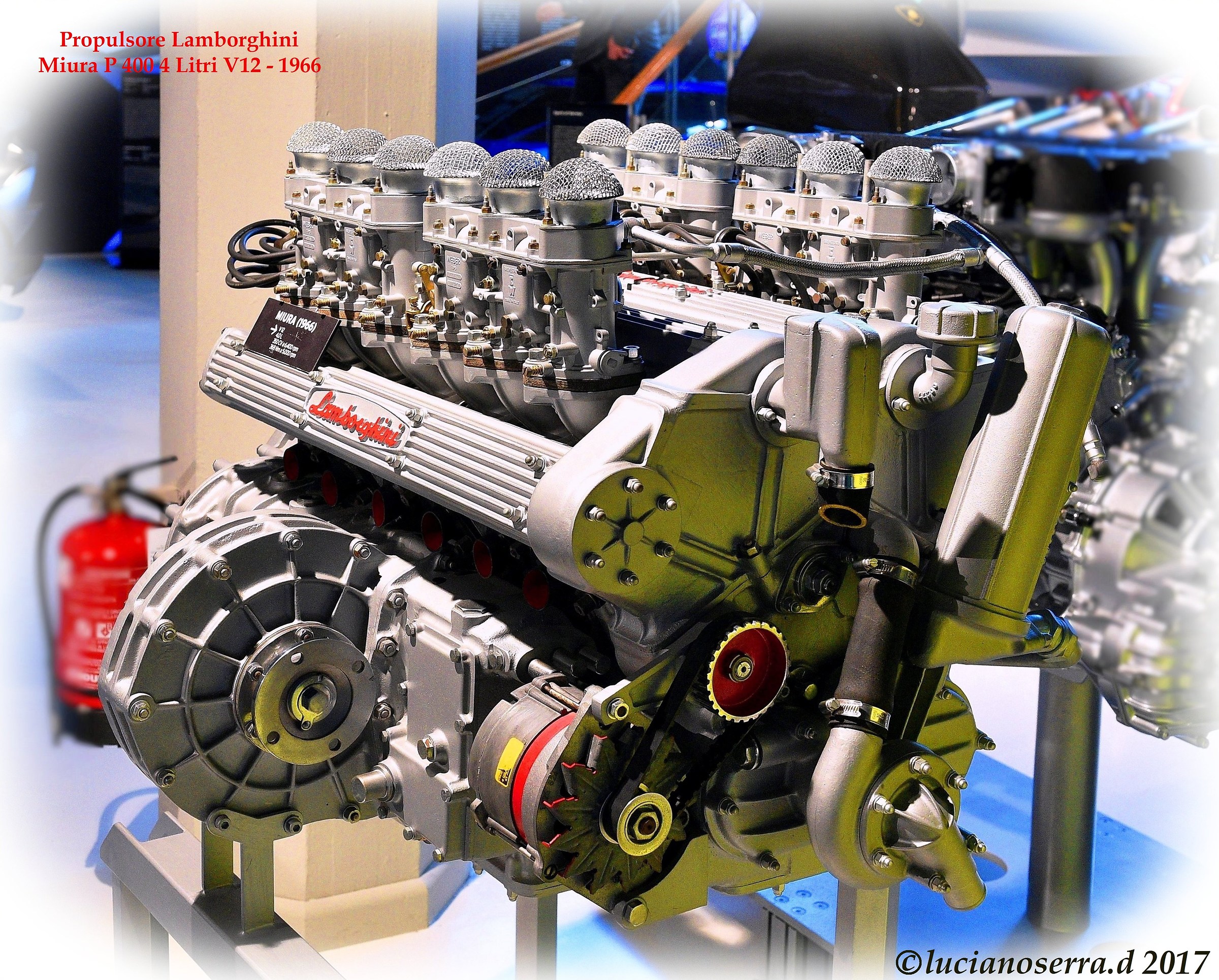 Lamborghini motore 4 Litri V12 della Miura P 400- 1966