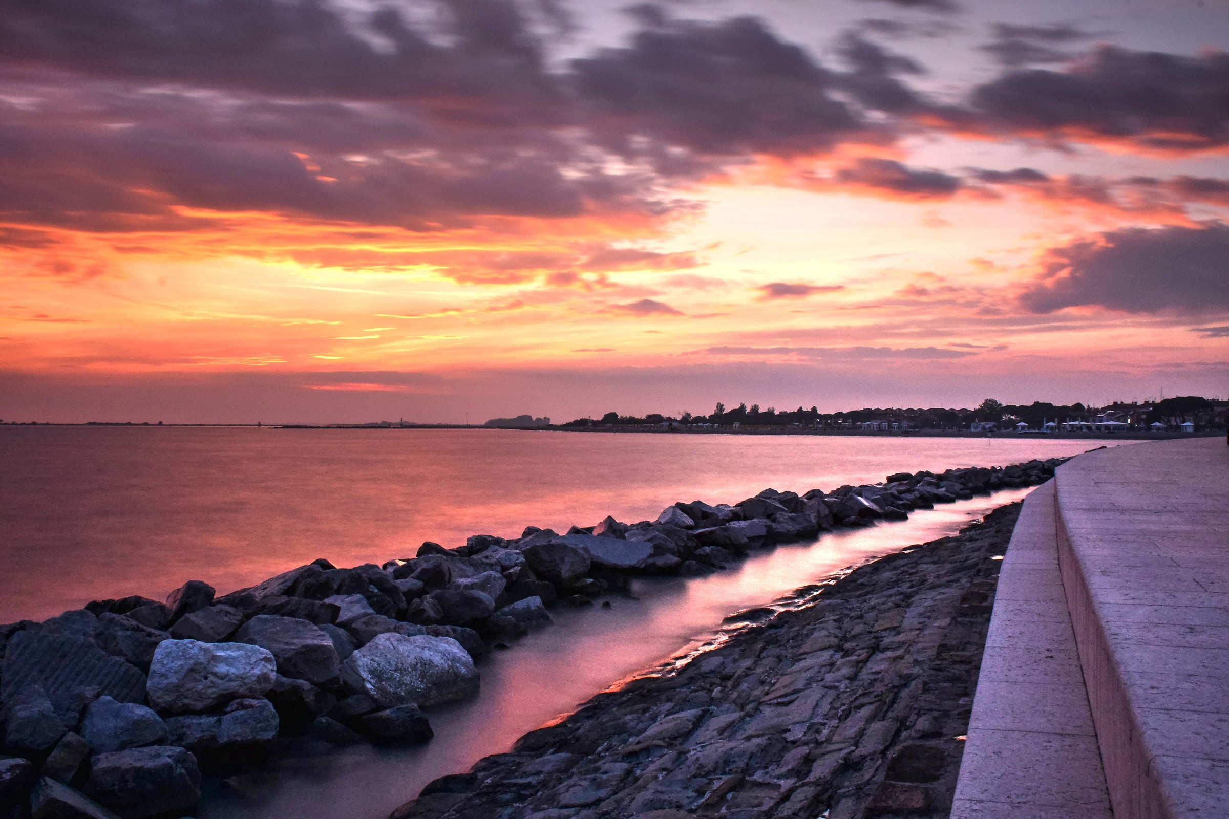 Sunset in Grado
