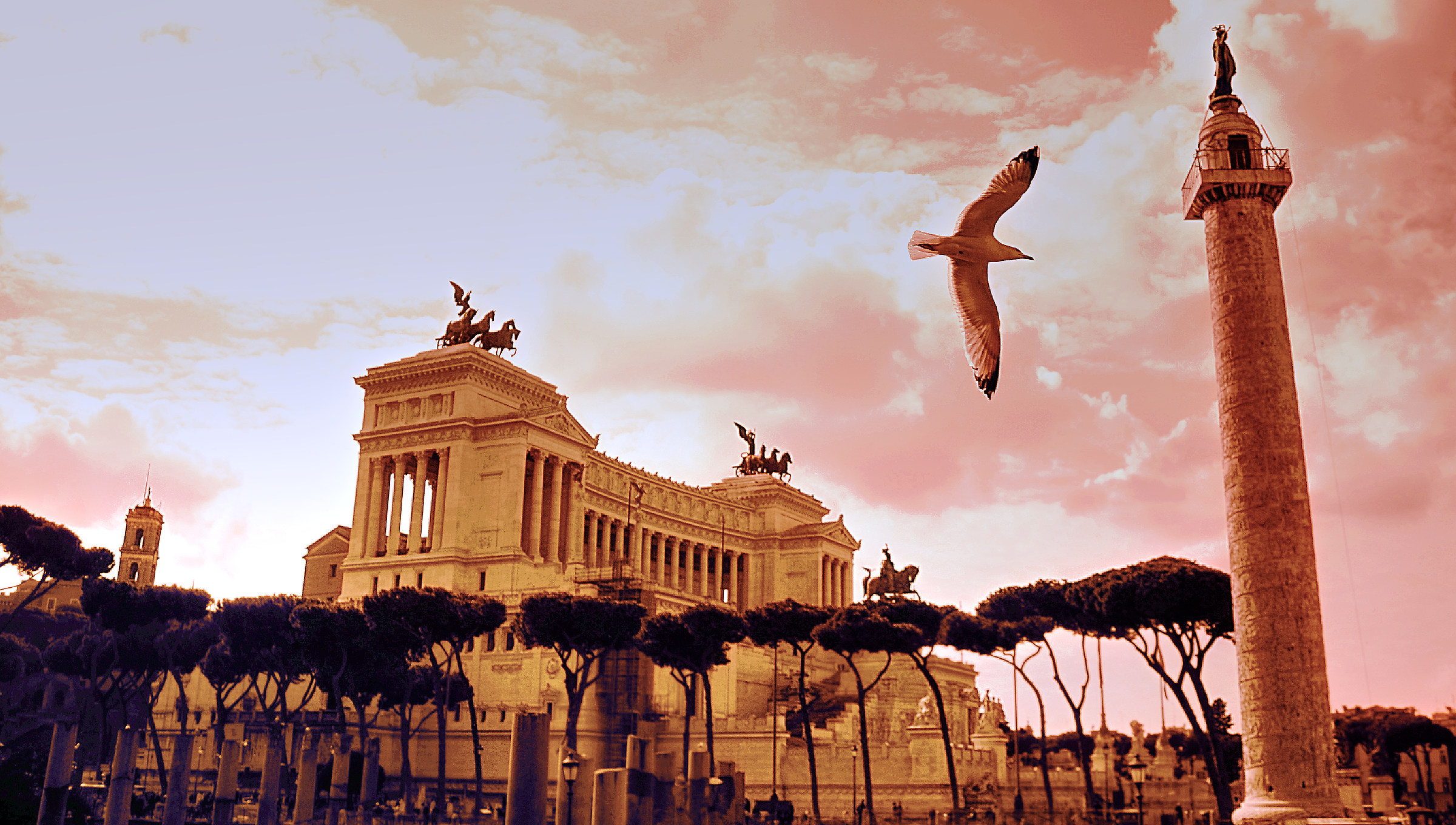 Flying over the story