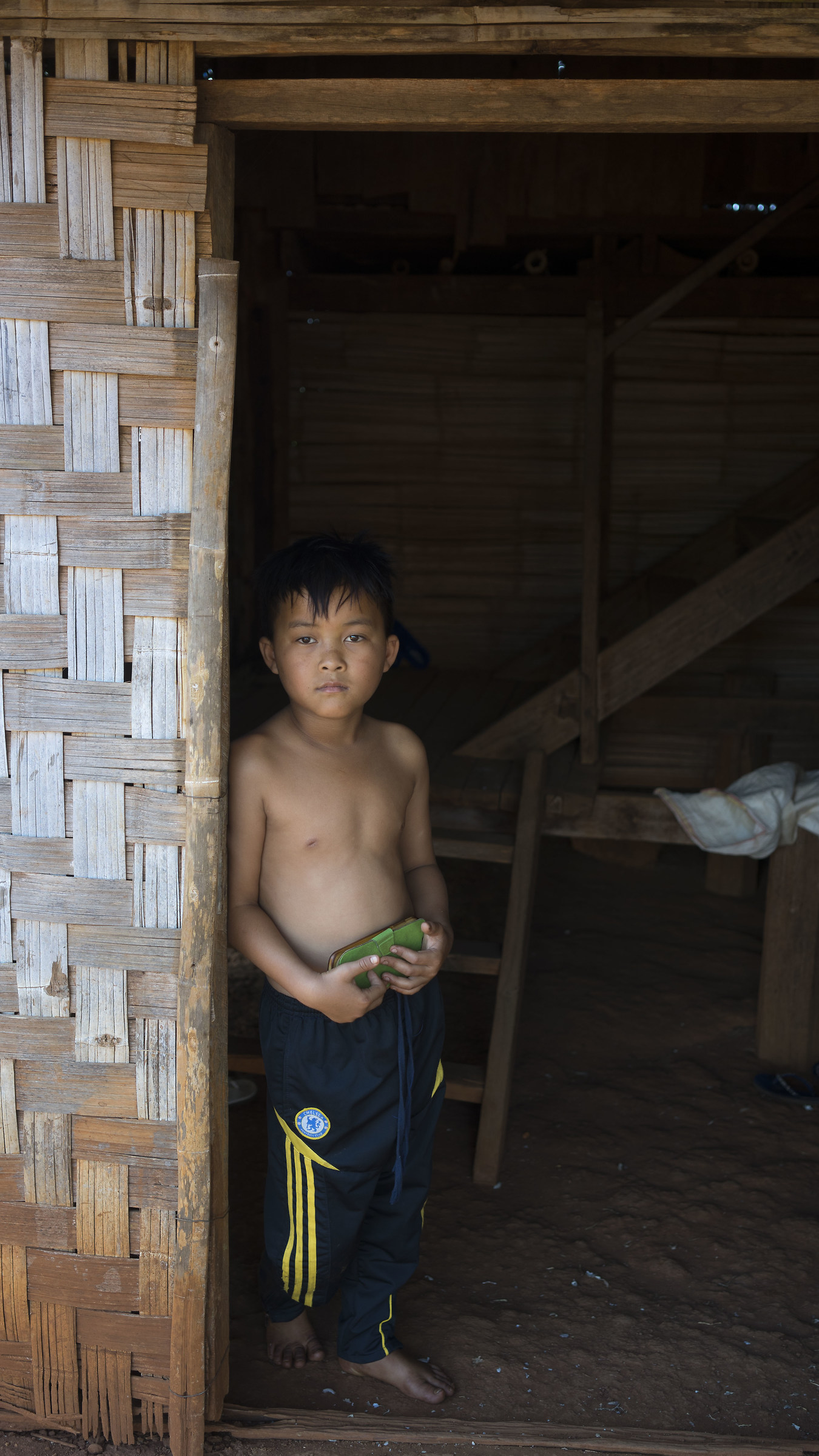 Little boy in the countryside