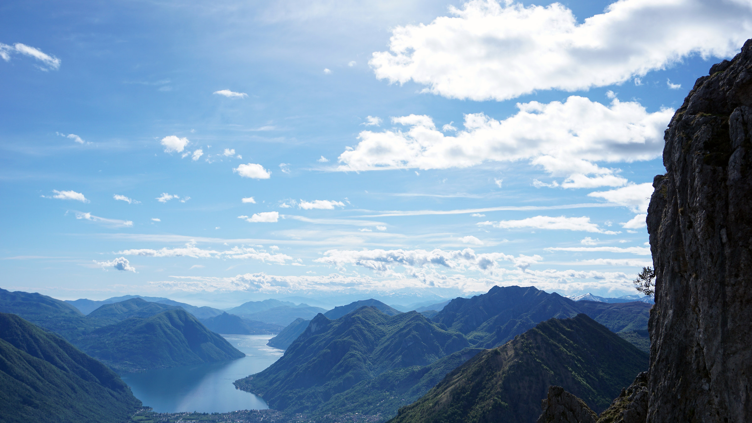 Torrione e Lago di Lugano