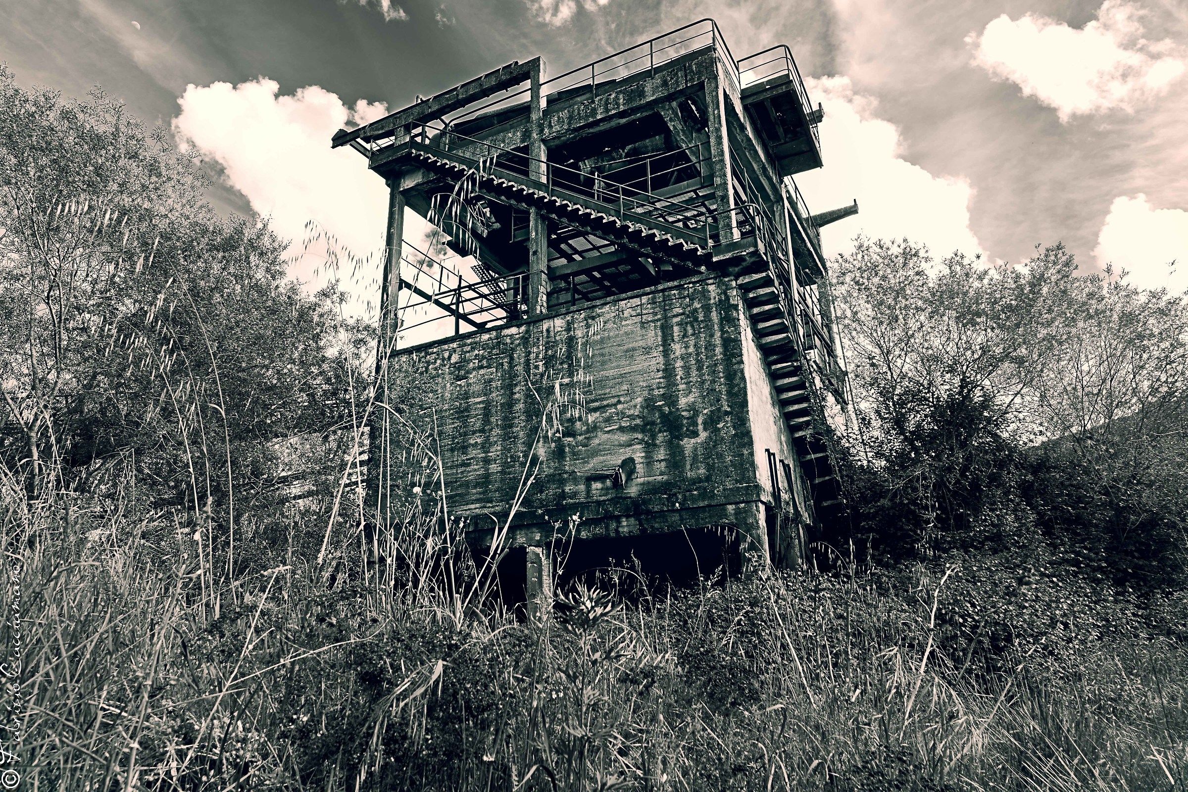 Abandoned concrete monsters