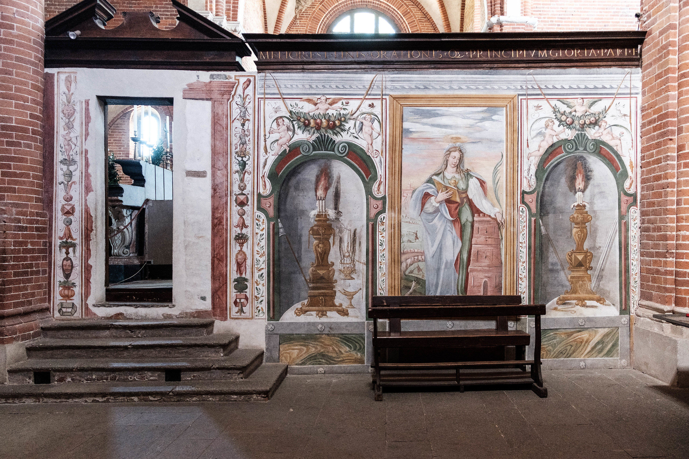 Chiese - Affresco a Morimondo