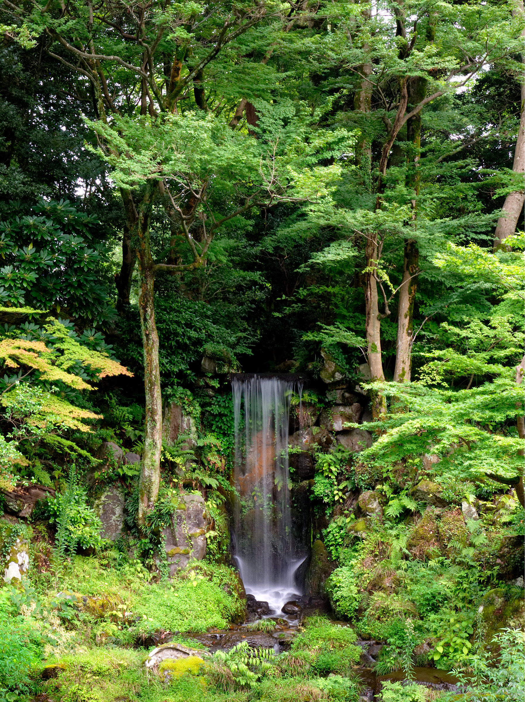 Waterfall in the Kenroku-en Garden