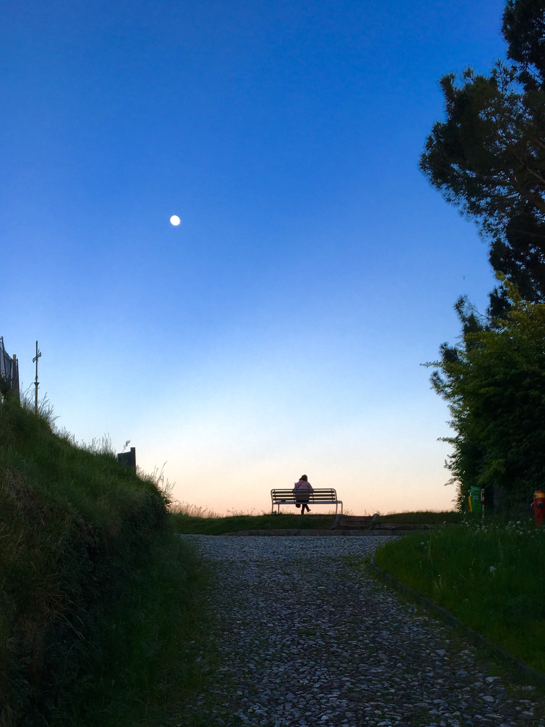 The quiet of the evening