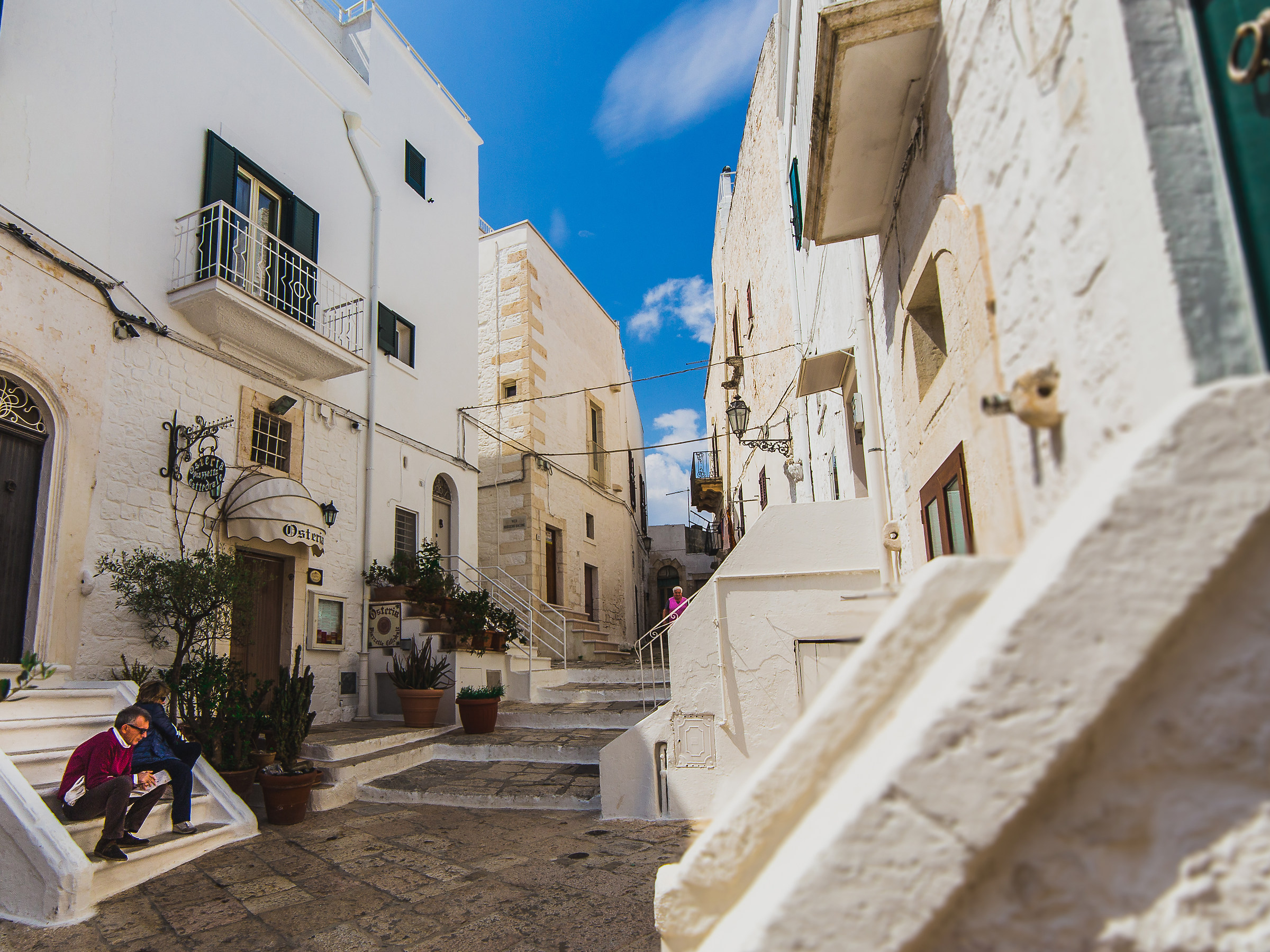 The streets of Ostuni
