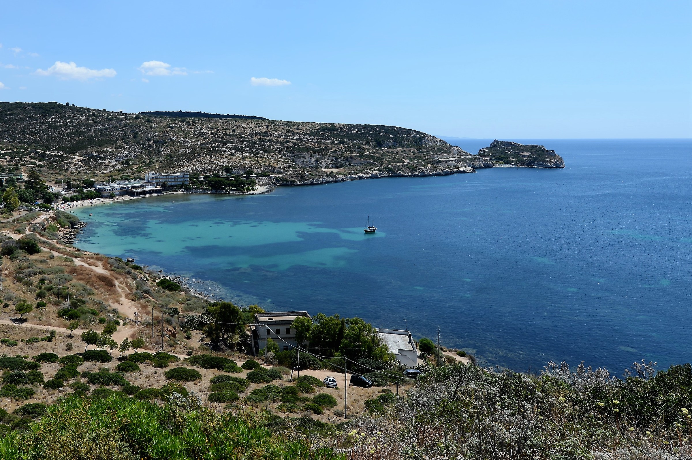 The beach of Calamosca "Cagliari"