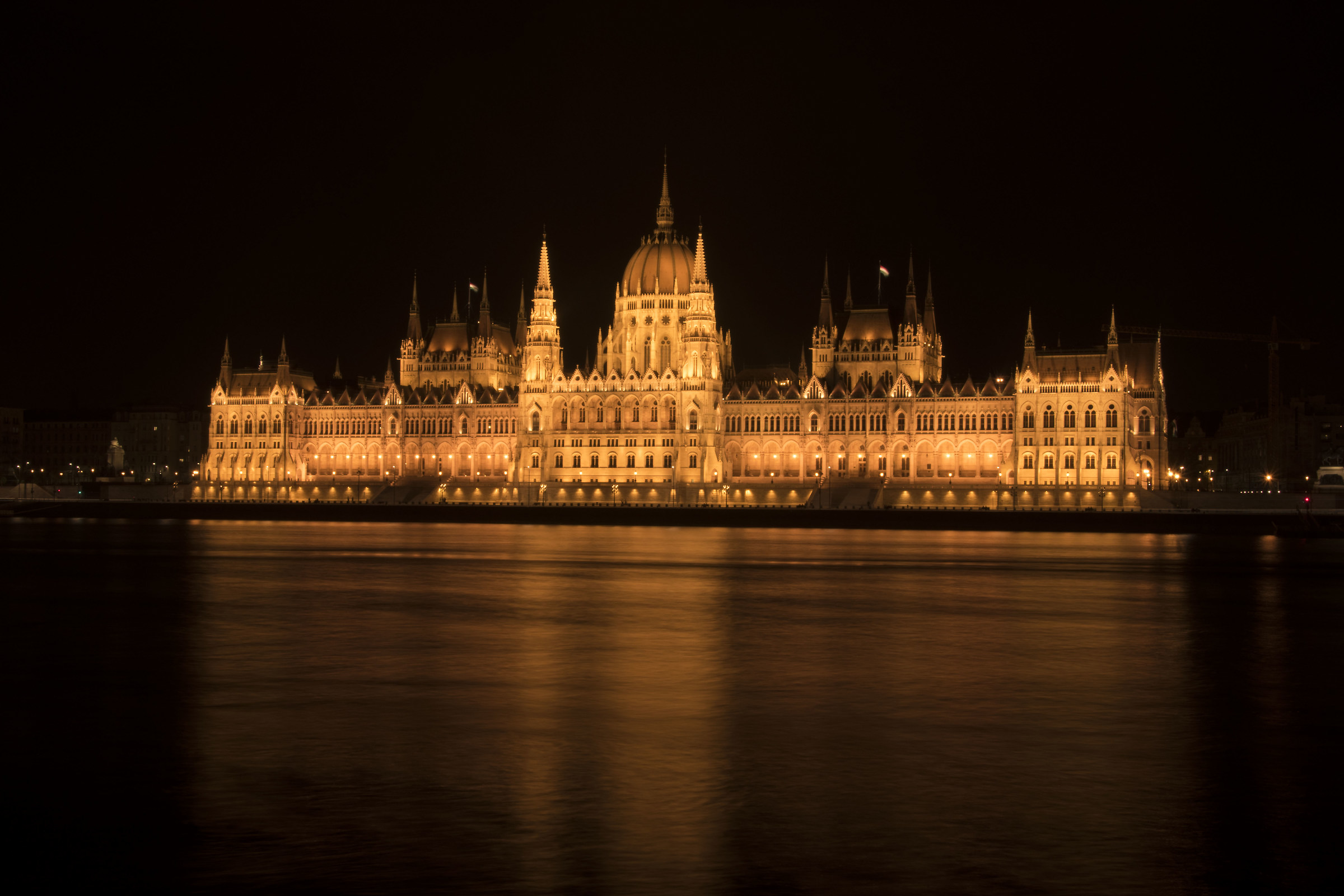Parliament at night