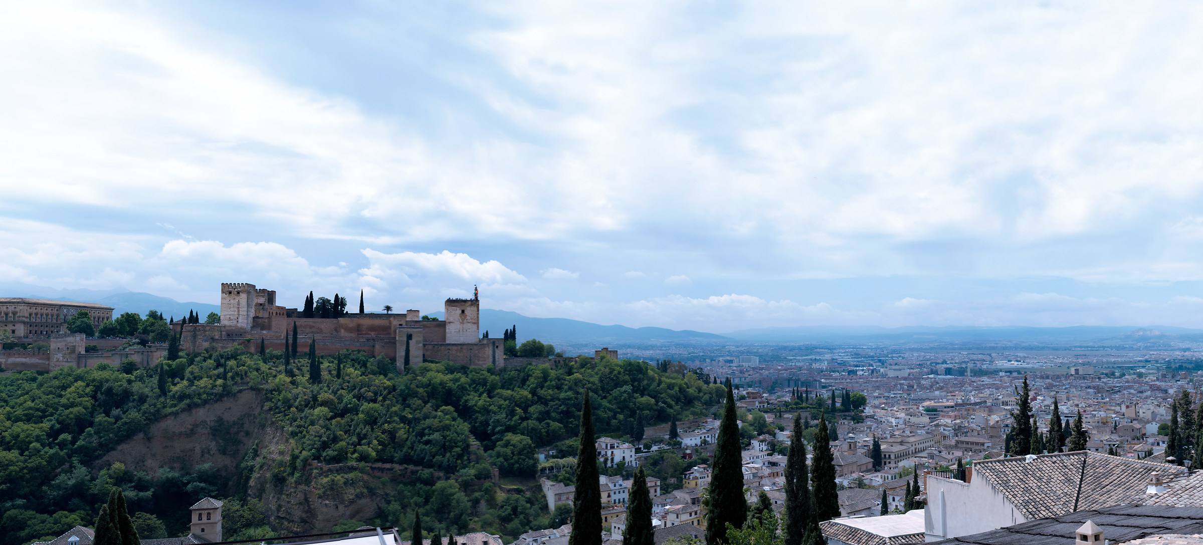 Panoramica dell'Alhambra