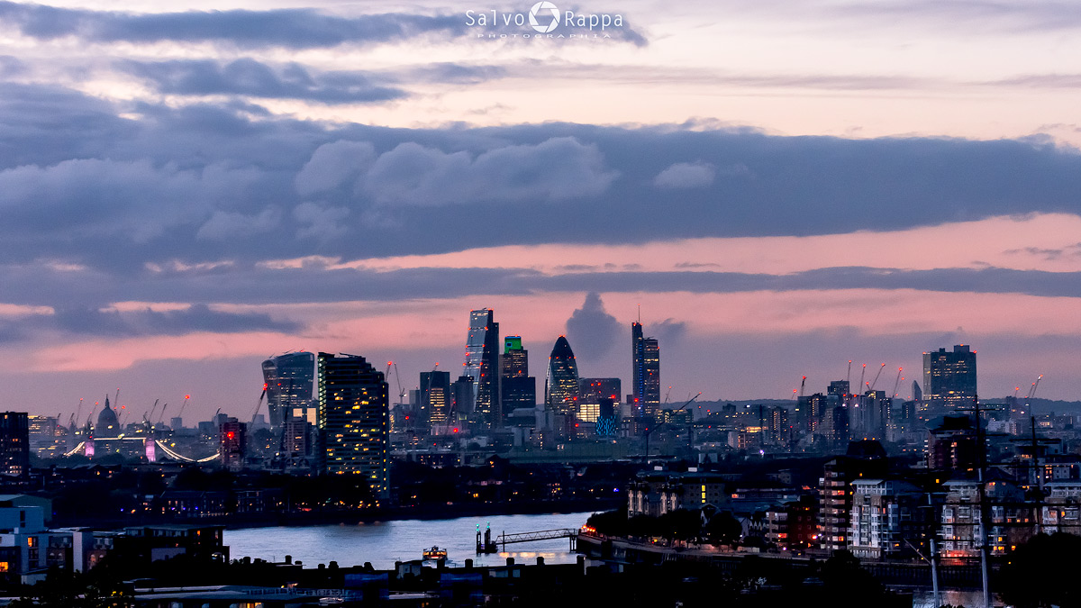Panorama from Greenwich ..