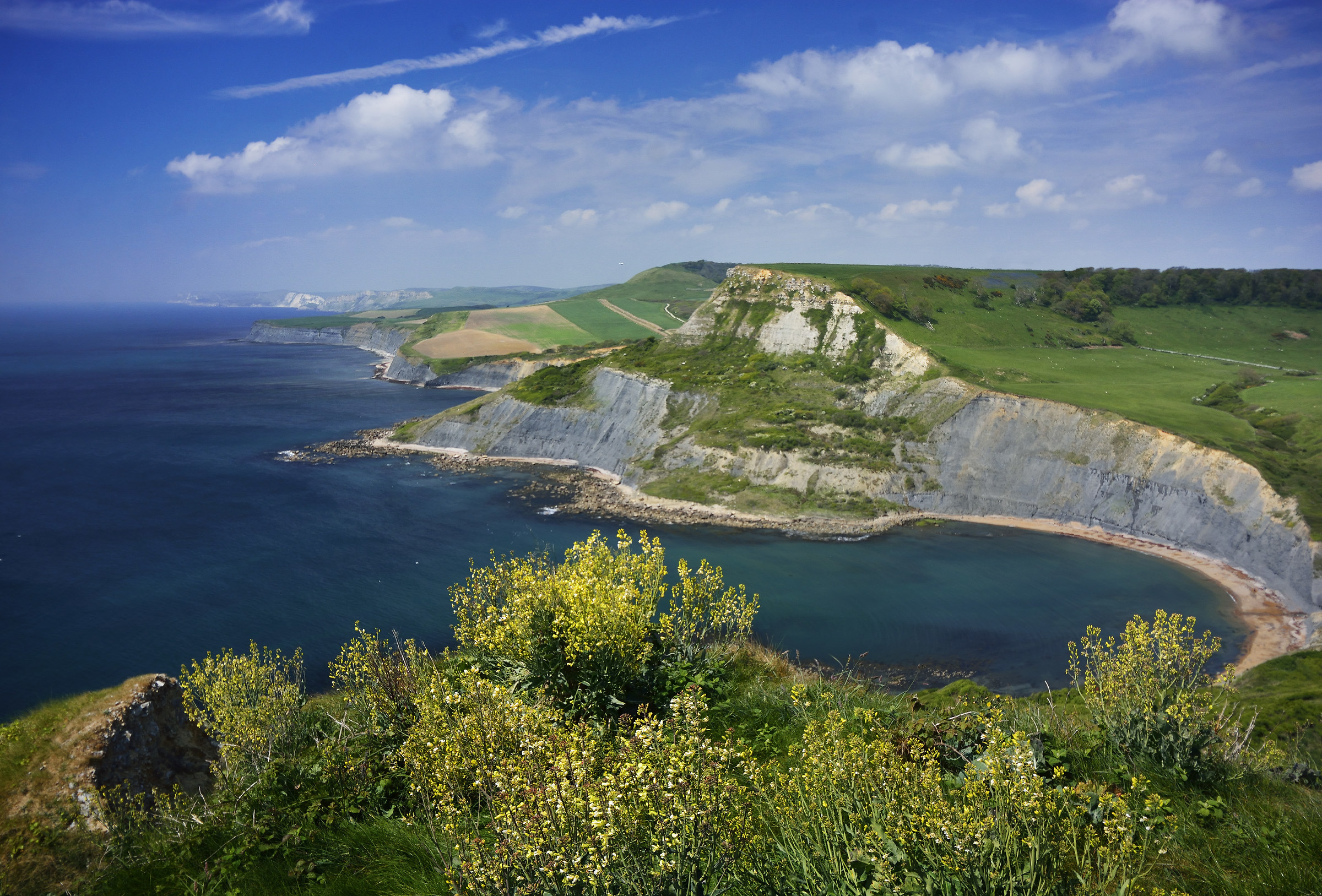 Chapman's Pool and over to Kimmeridge