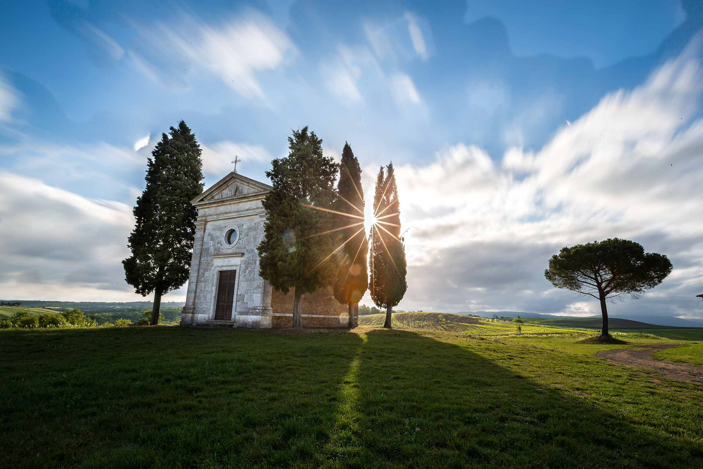 A slit of light after dawn
