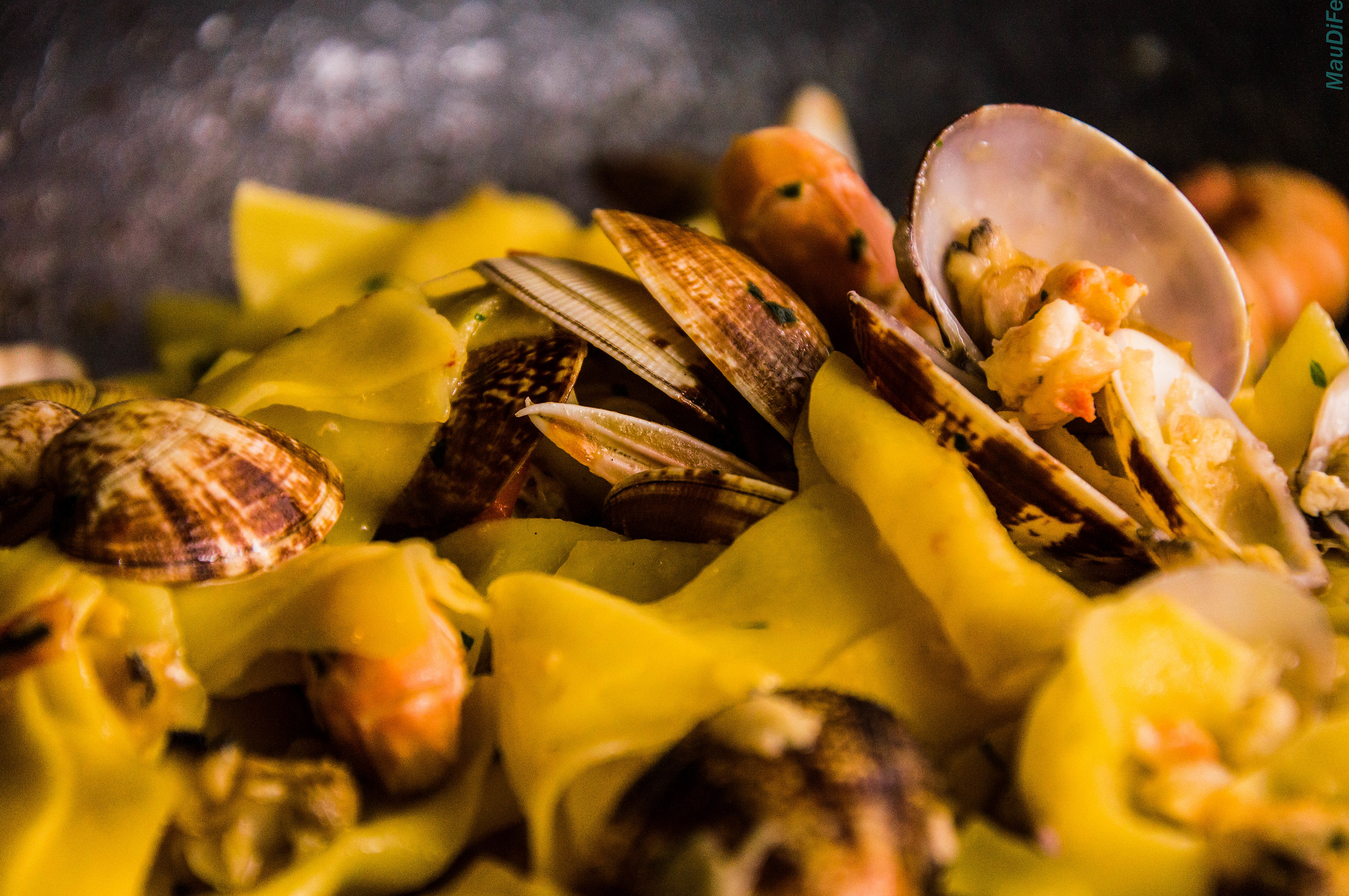Pappardelle and Clams