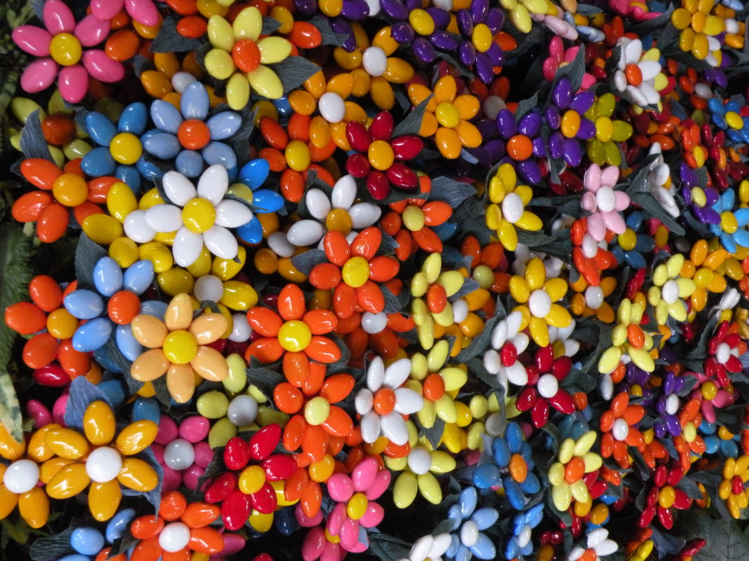 Flowers with the confetti of Sulmona