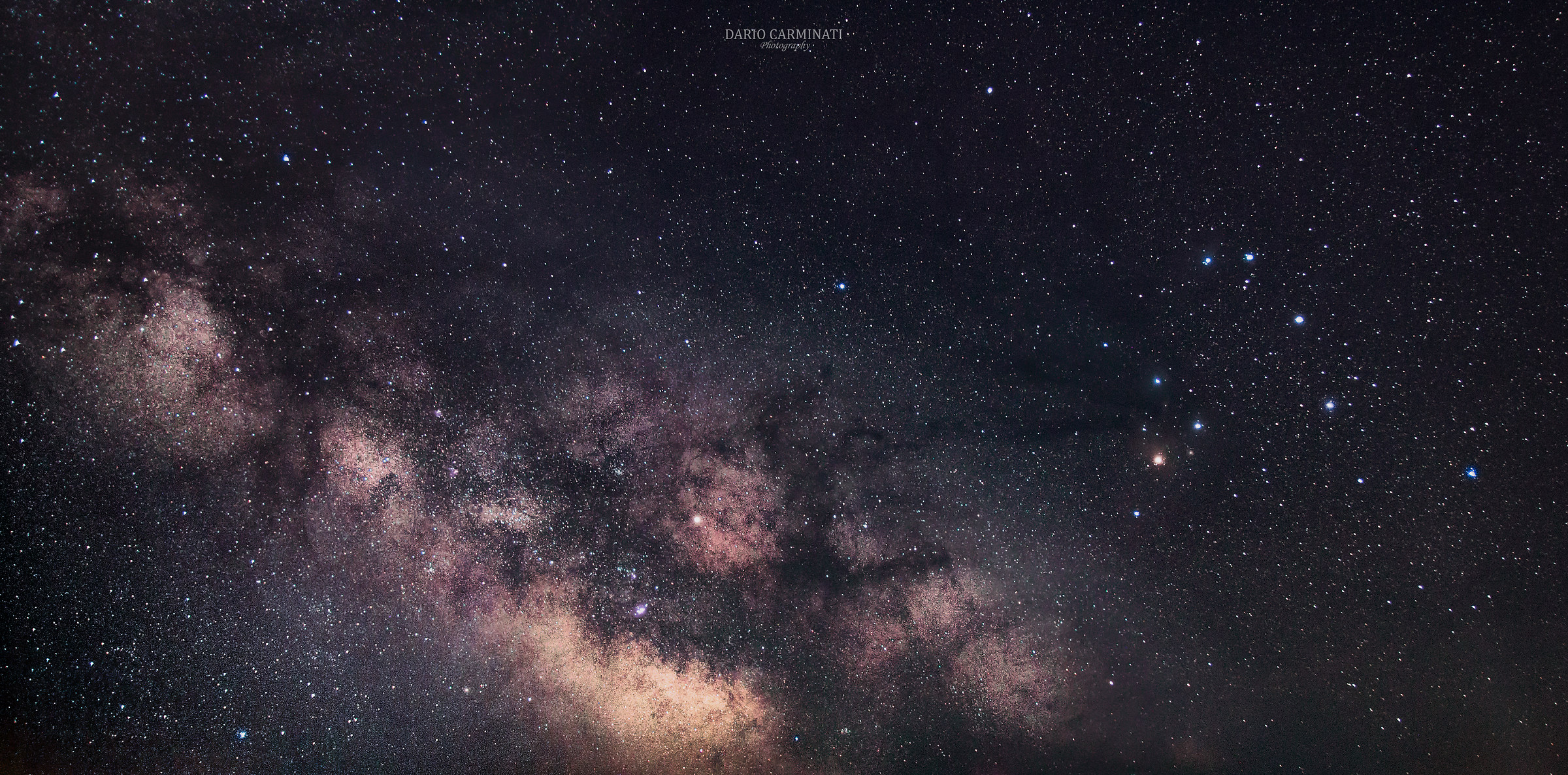 The Milky Way and Scorpion