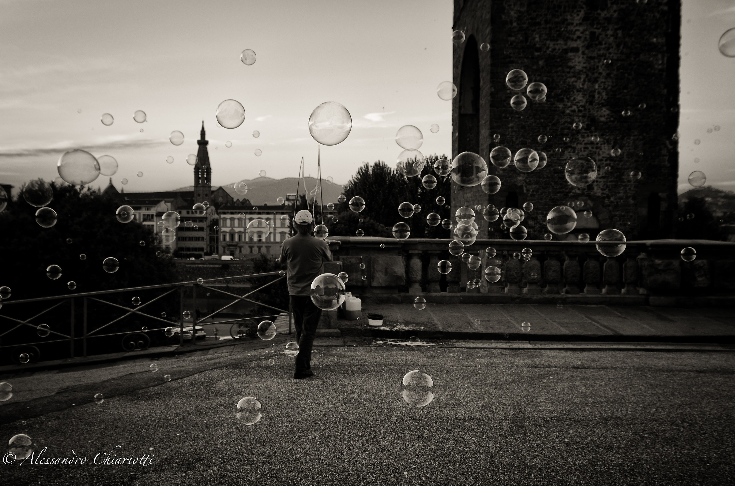 Bubblin 'in the street