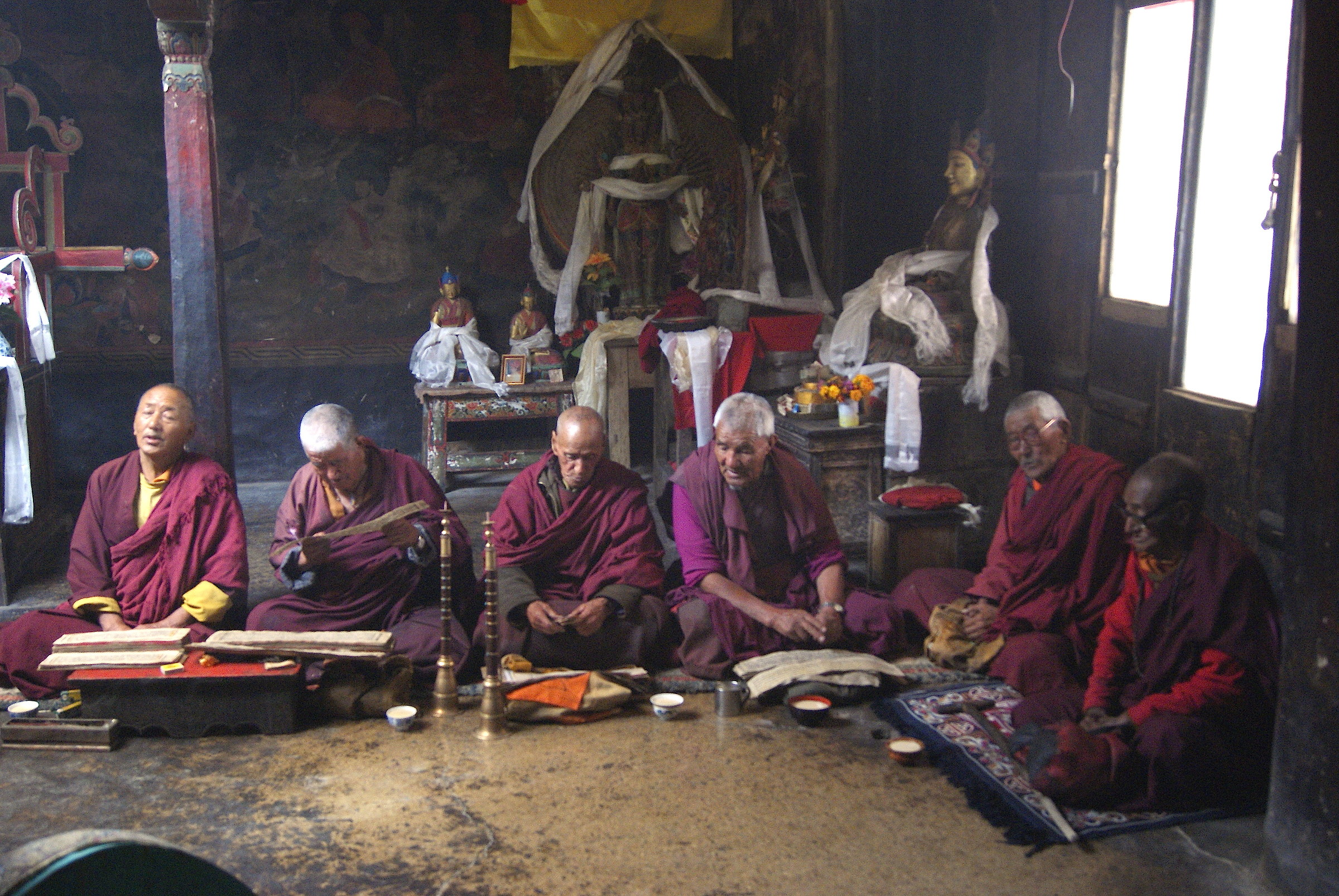 Rituals in the Chemre Monastery