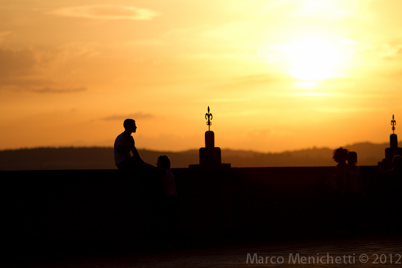 Tramonto in Piazza Grande