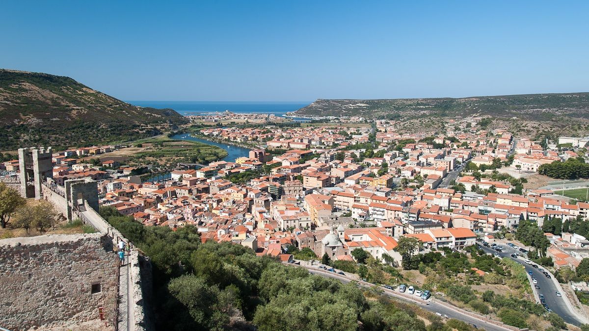 Bosa by the Malaspina Castle