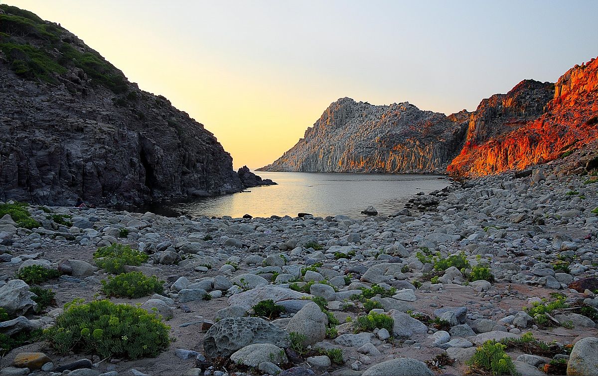 Cala Fico at Golden hour