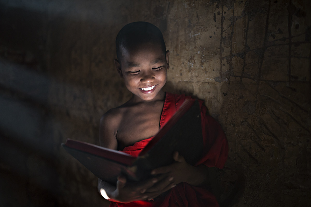 Scholarly monk ... Burma