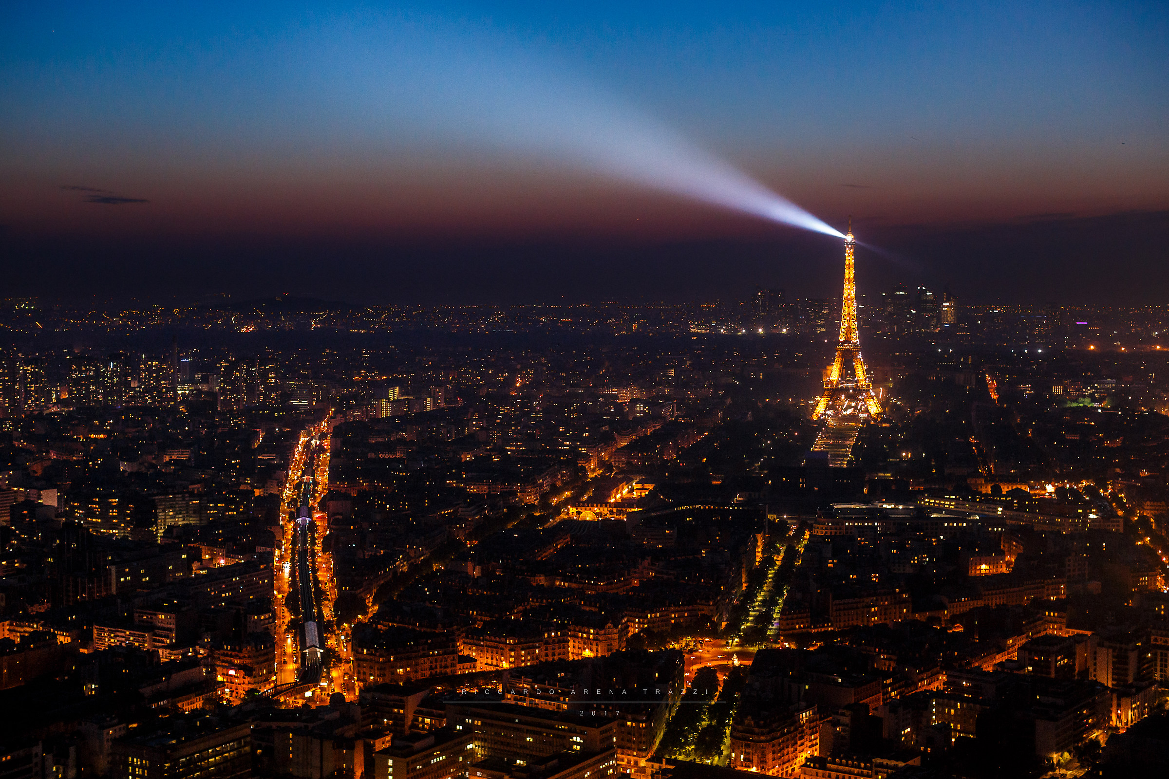Paris at night